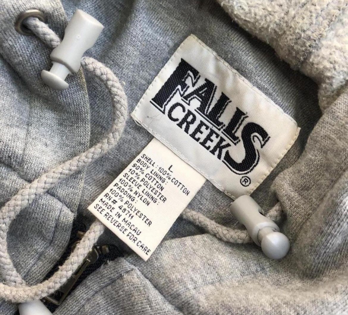 Vintage Greyish denim jacket with a grey hoodie build in Size US L / EU 52-54 / 3 - 3 Thumbnail