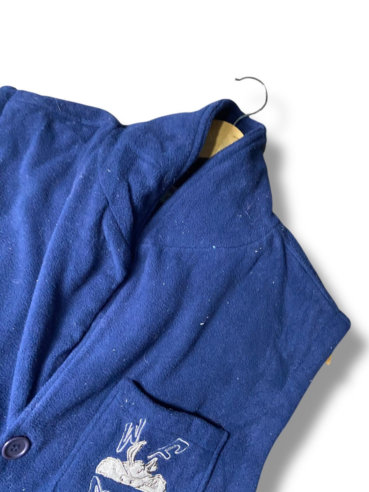 Wildfang Wild Fang + Bad Wolf Fleece Button Vest (166) Size US L / EU 52-54 / 3 - 2 Thumbnail