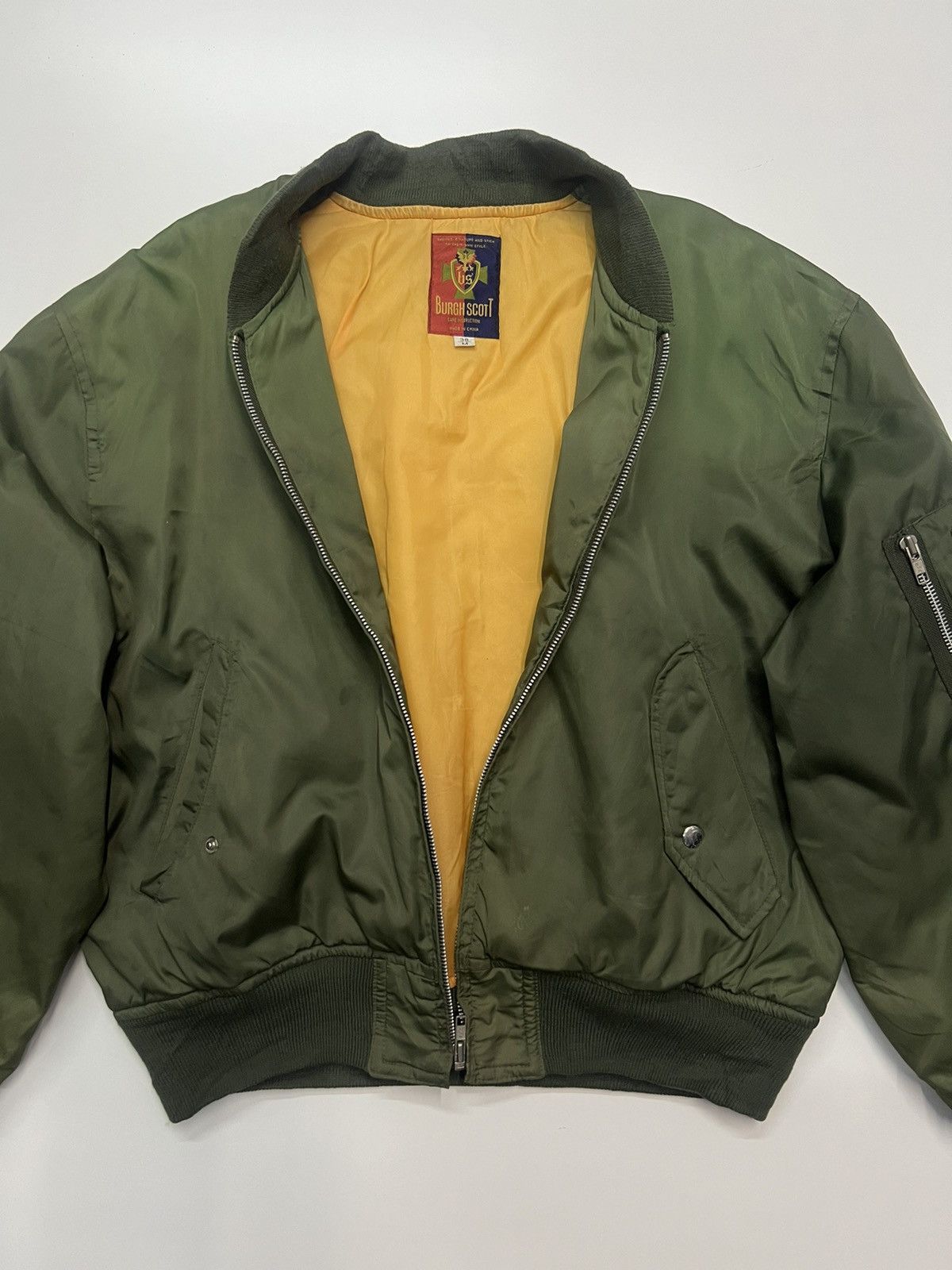 Japanese Brand BURGH SCOTT ATOMIC BOMBER JACKET Size US M / EU 48-50 / 2 - 5 Thumbnail