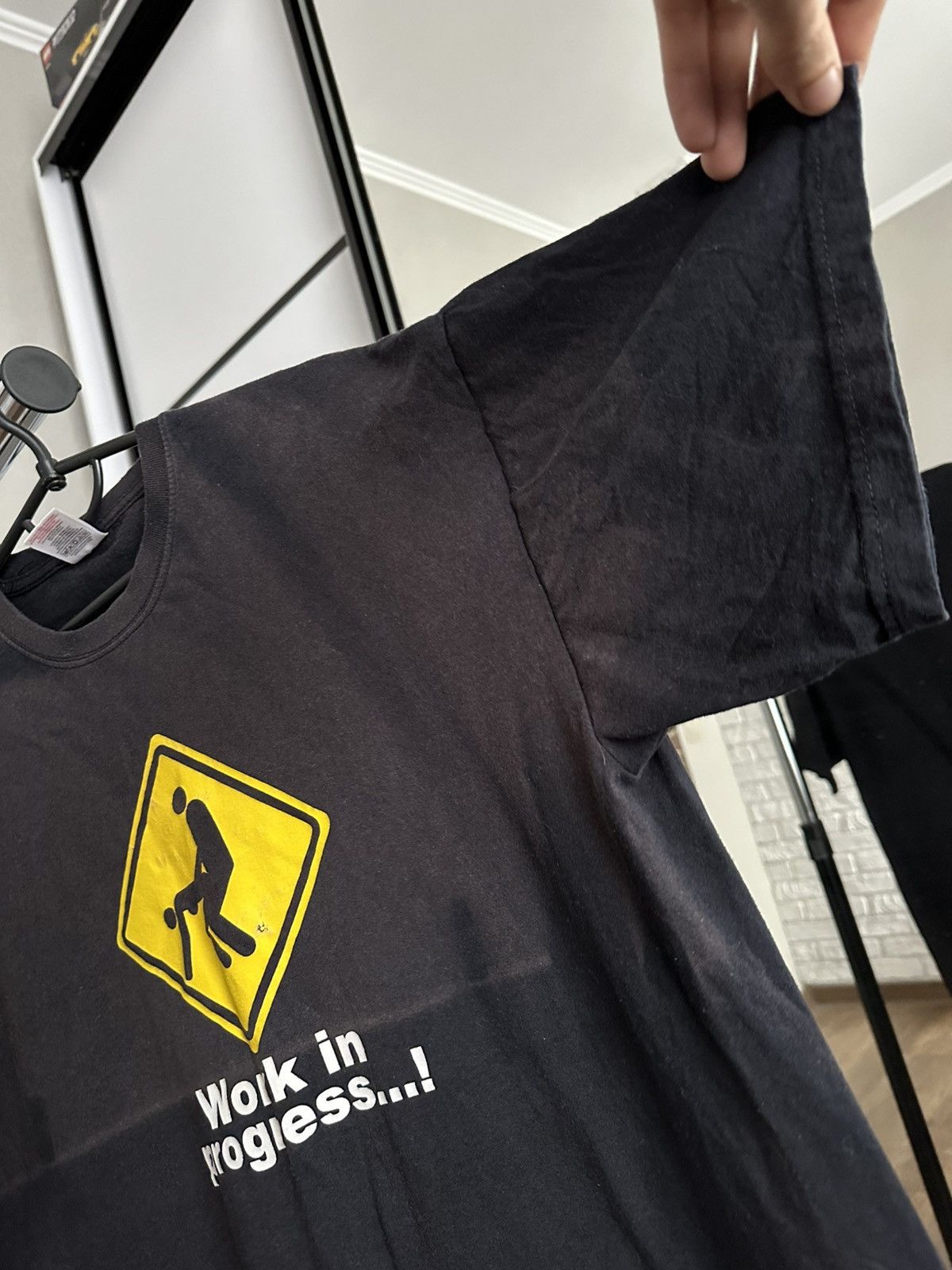 Vintage Work In Progress Vintage T-Shirt Tee Humor Funny Sex Faded Size US L / EU 52-54 / 3 - 8 Thumbnail