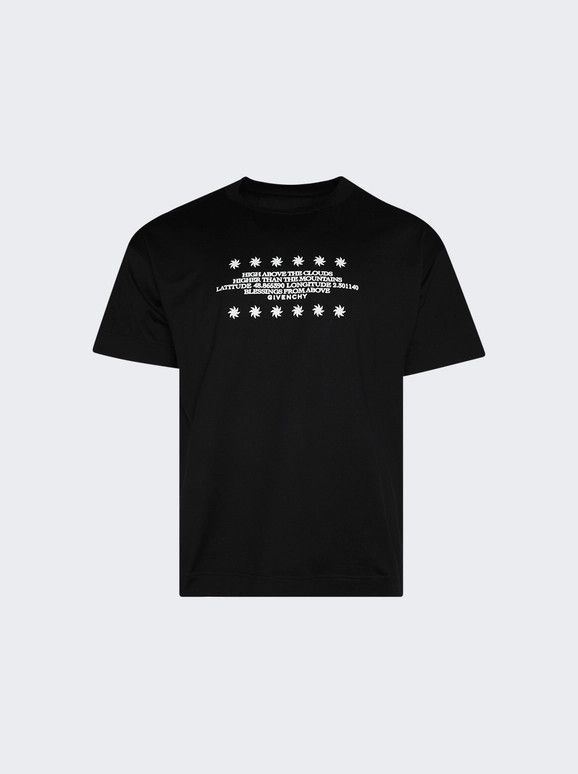 Givenchy o1mle0326 Boxy Short Sleeve Tee Shirt in Black Size US XXL / EU 58 / 5 - 1 Thumbnail