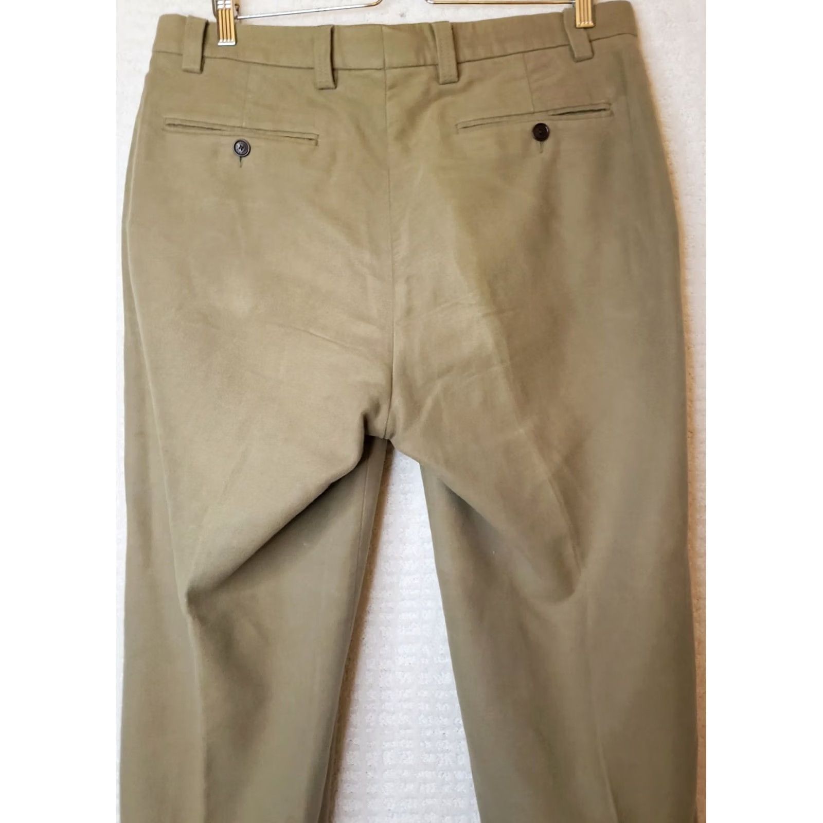Orvis Orvis Chino Pants Men's 34Wx29L Tan Flat Front Slash Pocket Pima Cotton Casual Size US 34 / EU 50 - 6 Thumbnail
