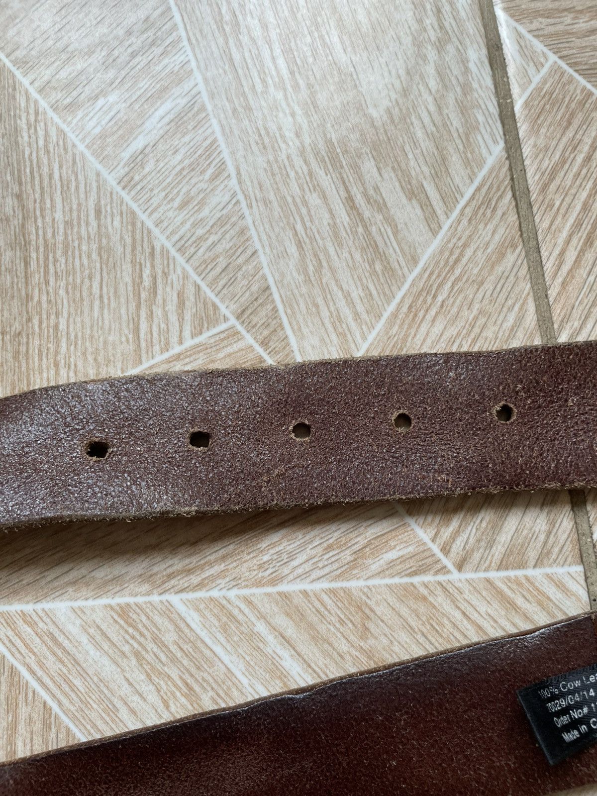 Designer × LIEBESKIND BERLIN Designer Liebeskind Berlin Cow Leather Metal Buckle Belt Size ONE SIZE - 8 Thumbnail