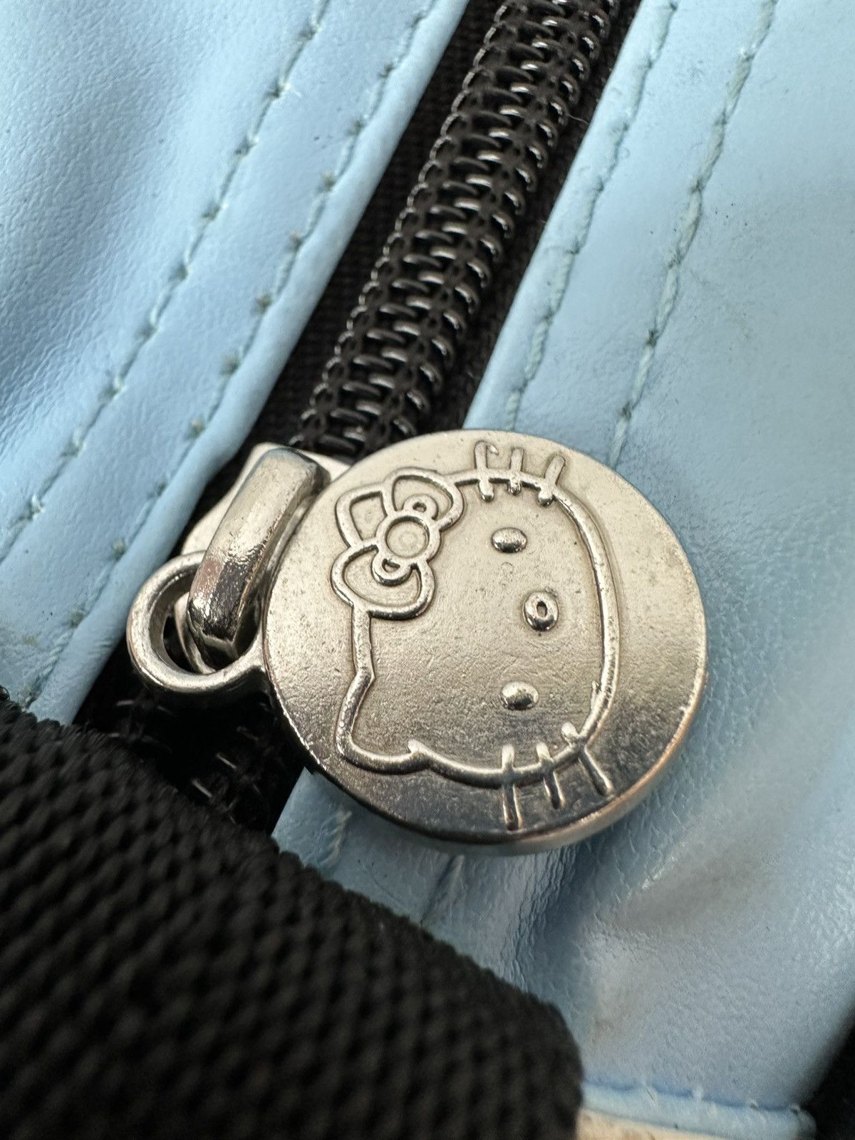 Japanese Brand Vintage Hello Kitty Blue Shoulder Bag Rare Sanrio Japan Size ONE SIZE - 11 Thumbnail