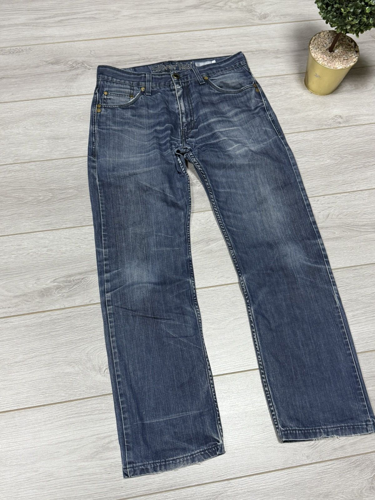 Levi's Levis Silver tab vintage denim pants jeans Size US 33 - 9 Thumbnail