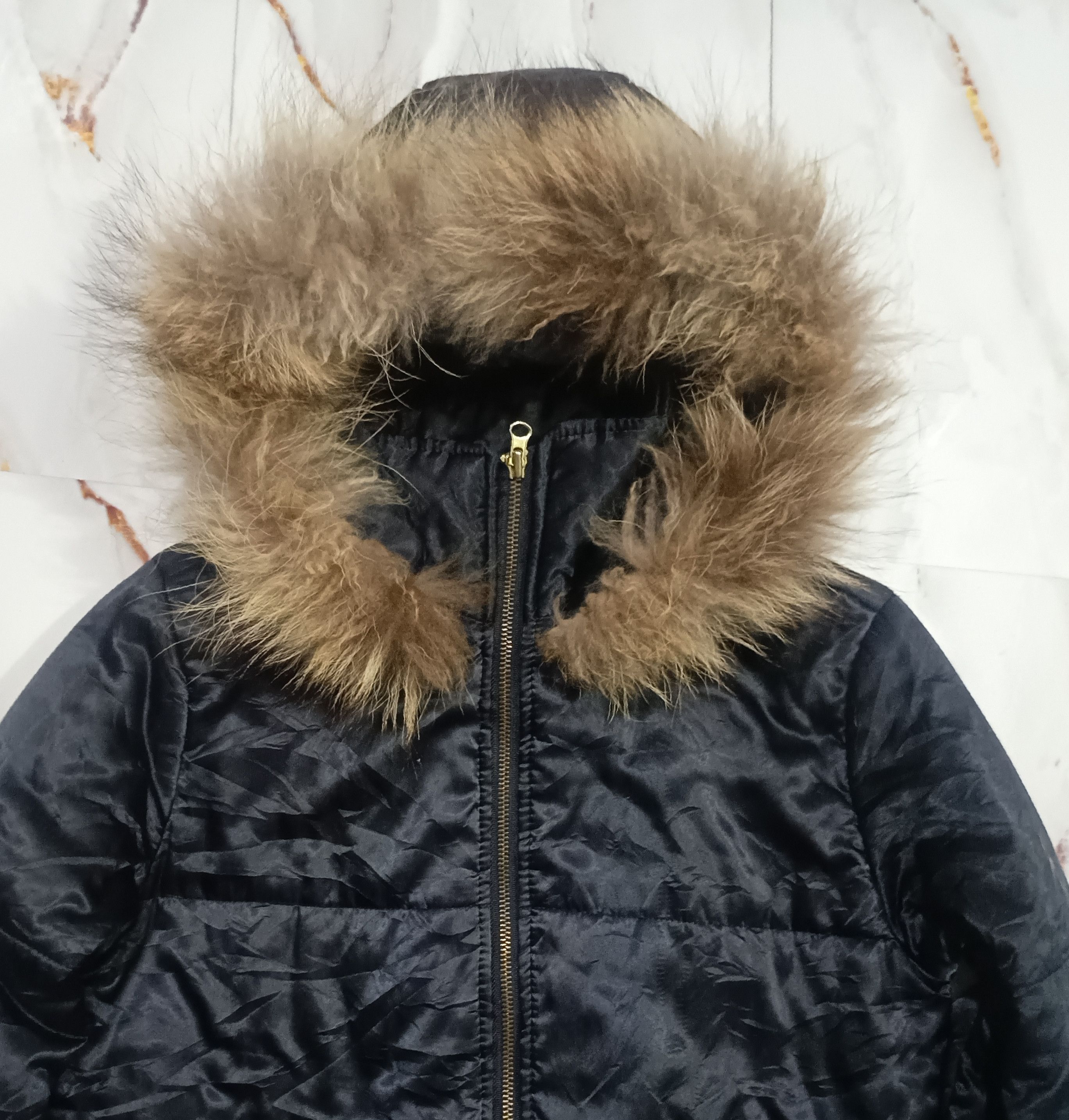 semanticdesign 2000s Japanese Punk Grunge Raccoon Fur Puffer Jacket opium Size US S / EU 44-46 / 1 - 3 Thumbnail