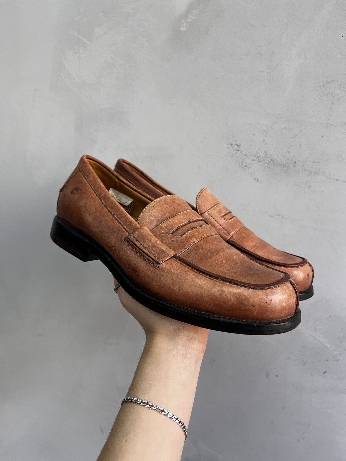 Timberland classic loafers leather y2k 2000s style