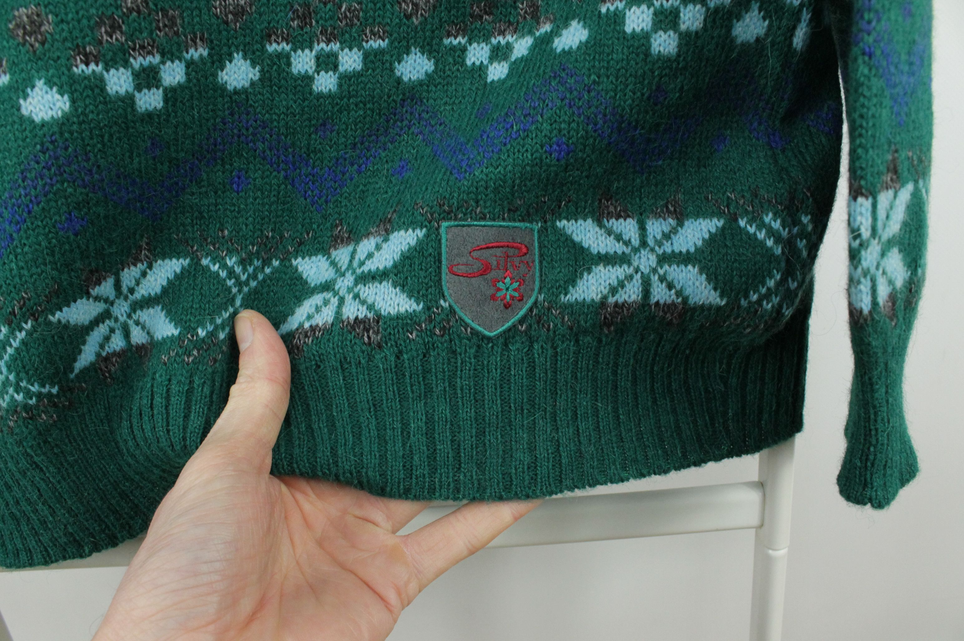 Vintage RARE Vintage Silvy Winter Clothing Alpaca Sweater Pullover Size US S / EU 44-46 / 1 - 4 Thumbnail