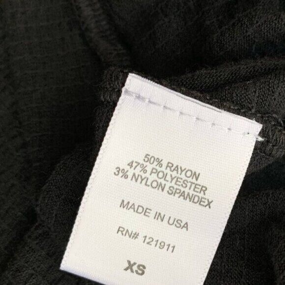 Other LNA Women's Tank Dress High Low Sleeveless Gauze Black XS Size XS / US 0-2 / IT 36-38 - 8 Thumbnail