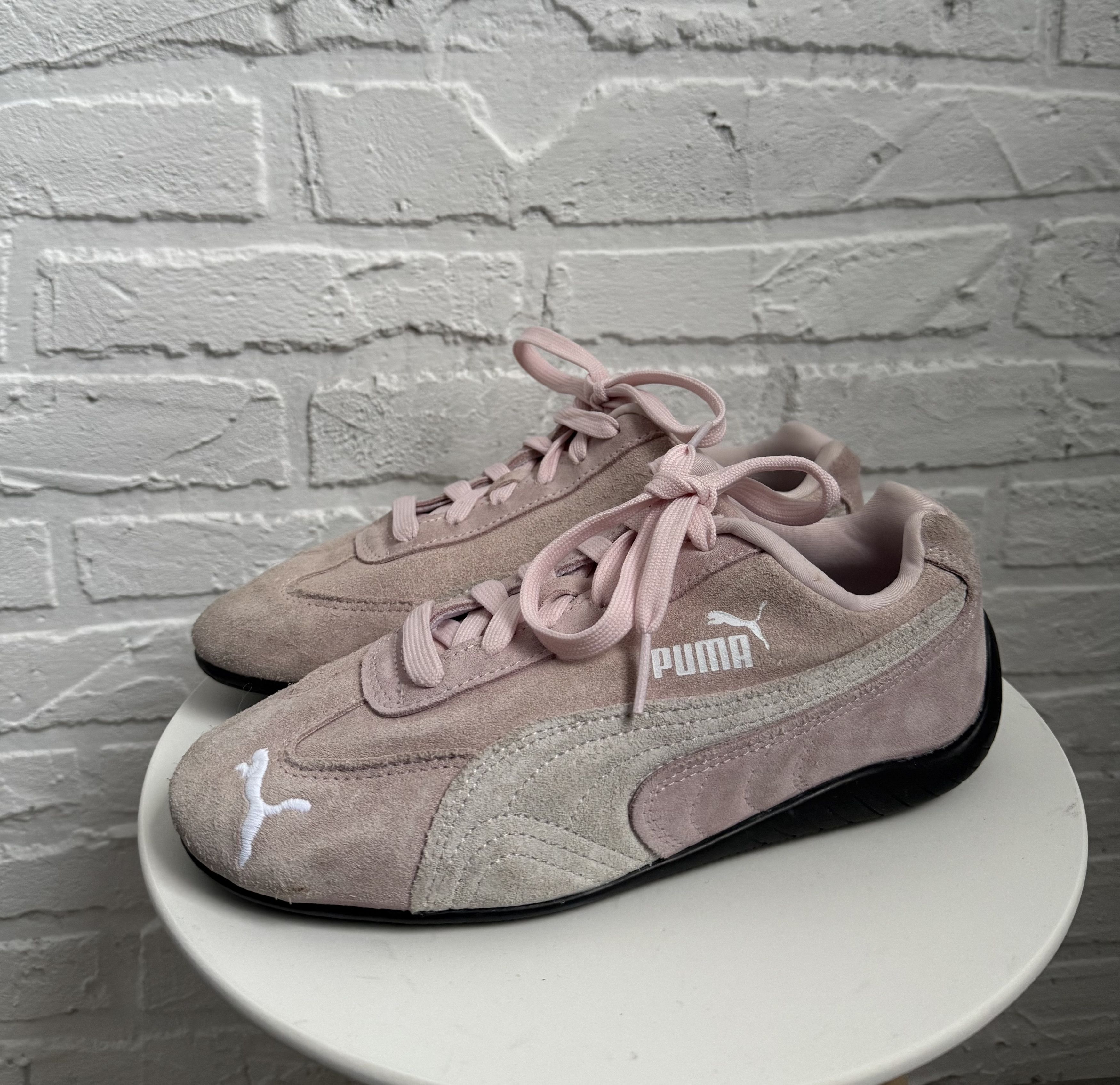 Puma Puma speedcat OG pink suede leather low sneakers Size US 5 / IT 35 - 1 Thumbnail