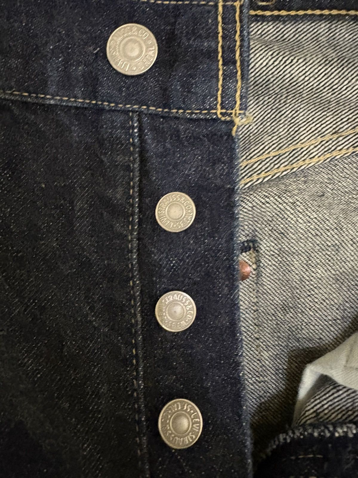 Levi's 90s Levi’s BigE 503B Indigo Selvedge Denim Jeans MadeinJapan Size US 29 - 3 Thumbnail