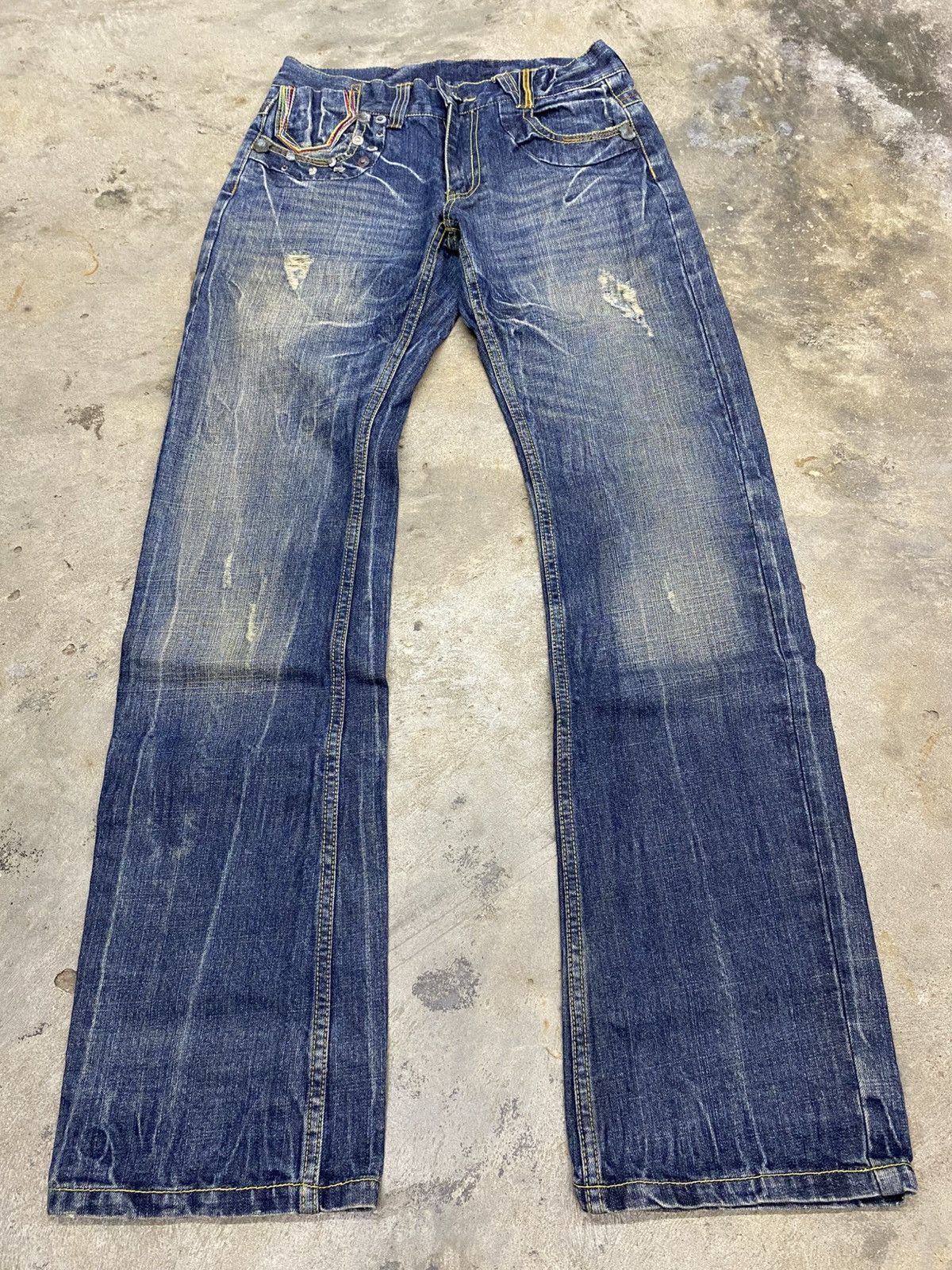 If Six Was Nine × Le Grande Bleu (L.G.B.) 💥bindding offer💥 japan grunge distress undercover style pant Size US 30 / EU 46 - 8 Thumbnail