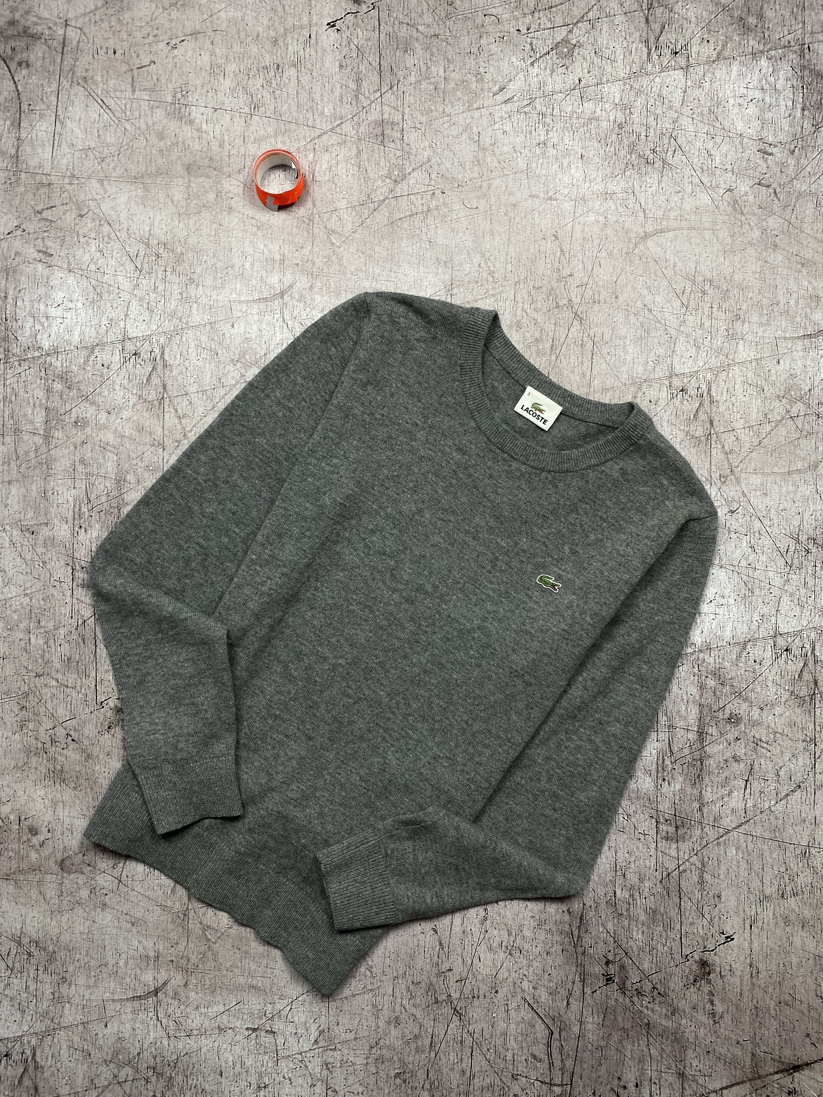 Lacoste × Vintage Lacoste Vintage Mens Wool Knit Crew Neck Sweater Size US S / EU 44-46 / 1 - 1 Thumbnail
