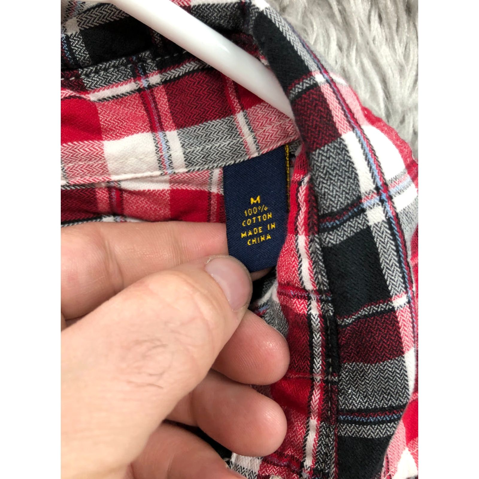 Club Room Club Room Shirt Mens Multicolor Plaid Long Sleeve Spread Collar Shirt M Regular Size X Size US M / EU 48-50 / 2 - 7 Thumbnail