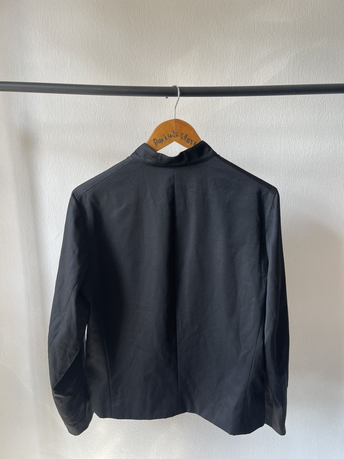 Yohji Yamamoto Yohji Yamamoto Mandarin Collar Crop Jacket 10 Size US M / EU 48-50 / 2 - 5 Thumbnail