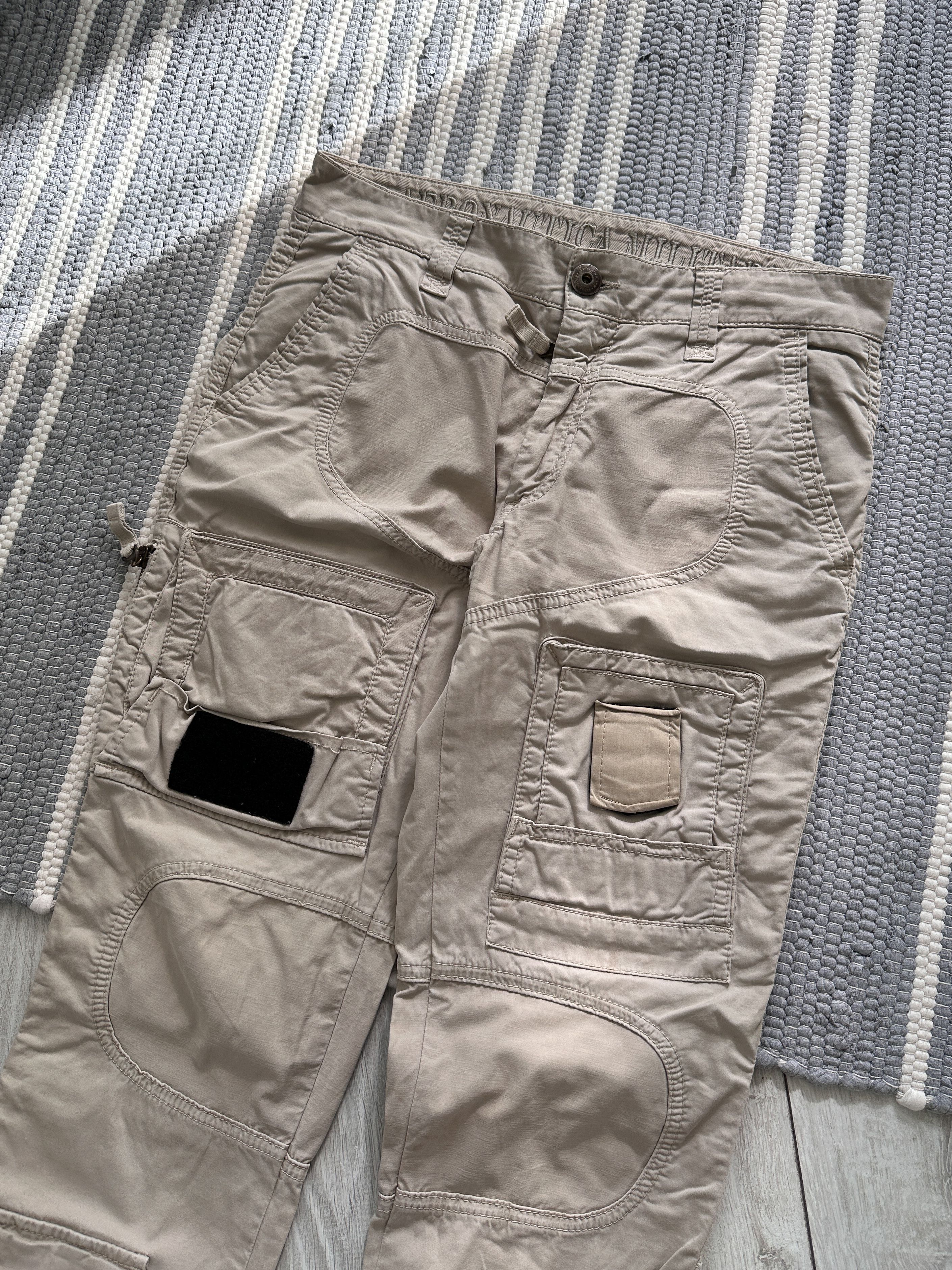 Aeronautica Militare Aeronautica Militare Beige Multipocket Pants Size 30" / US 8 / IT 44 - 3 Thumbnail