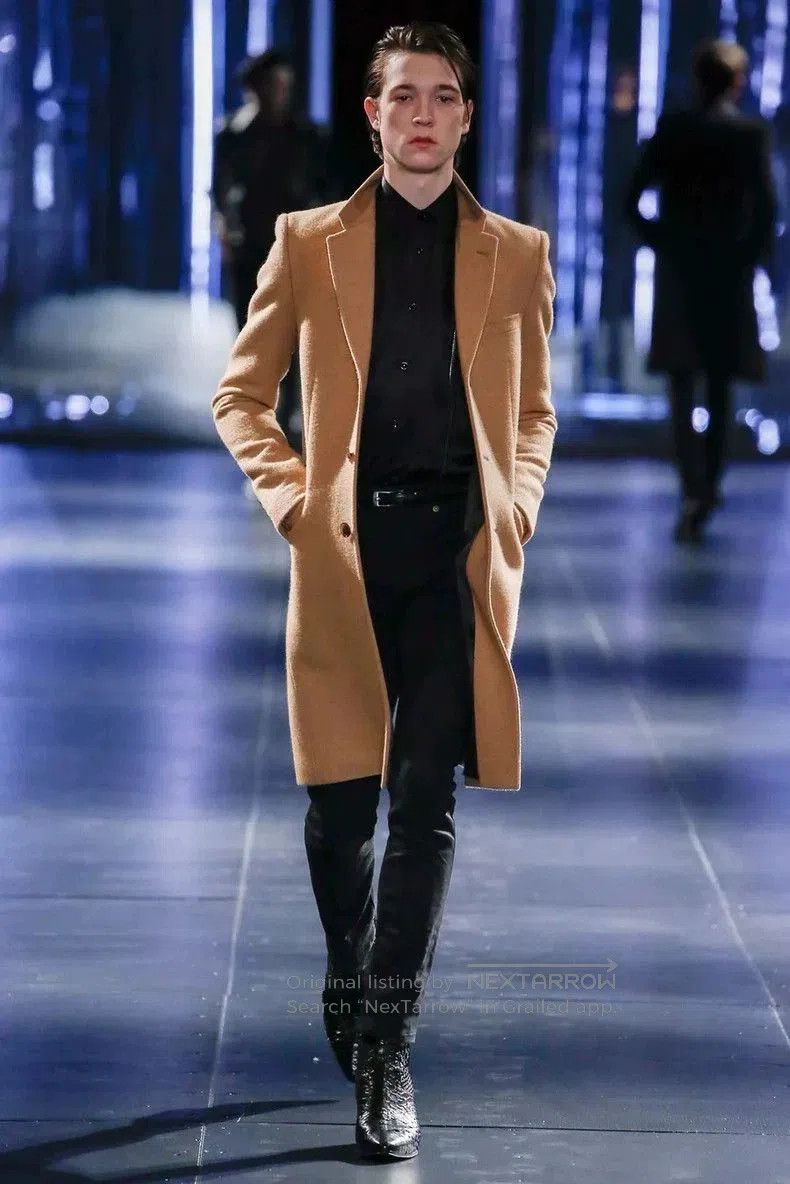 Saint Laurent Paris Saint Laurent Camel Hair Chesterfield Coat. Size US S / EU 44-46 / 1 - 6 Thumbnail