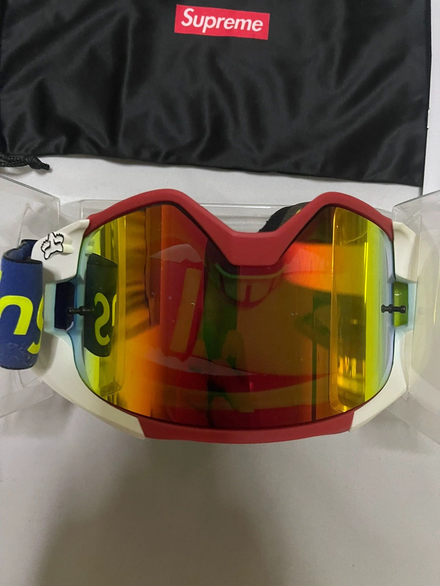 Supreme Supreme Fox Racing 18ss Goggles Black New Boxed Size ONE SIZE - 2 Thumbnail