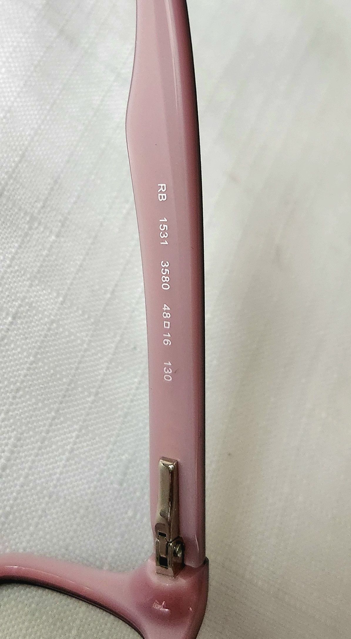 RayBan Ray-Ban Small Eyeglasses RB 1531 3580 Havana on Pink Horn Size ONE SIZE - 9 Thumbnail