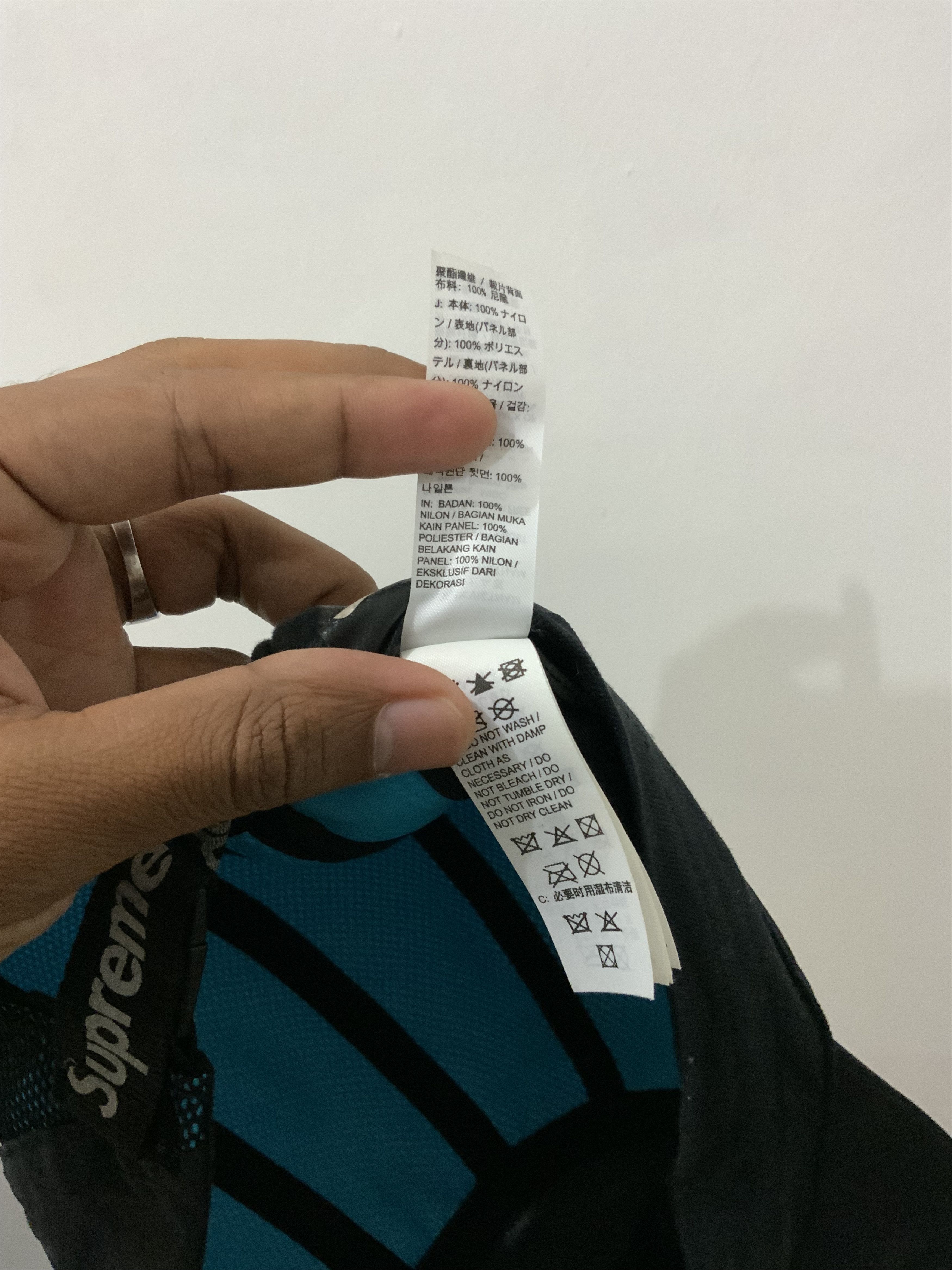 Nike × Supreme Nike Air Supreme 5 Panel Hat Cap Size ONE SIZE - 15 Thumbnail