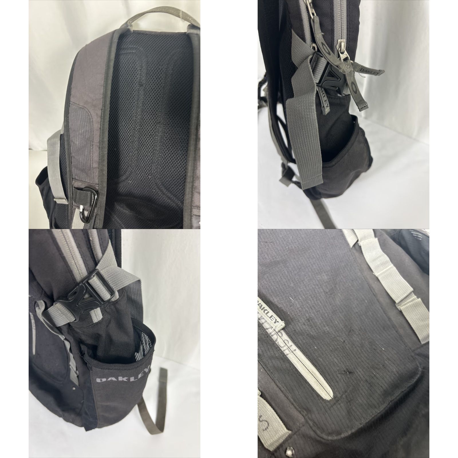 Oakley Oakley Status Backpack Men 18.5x14x6 Black Gray Chess Strap Nylon Padded Inner Pockets Bottle Pocket Adjustable Strap Outdoor School Sports Size ONE SIZE - 11 Thumbnail