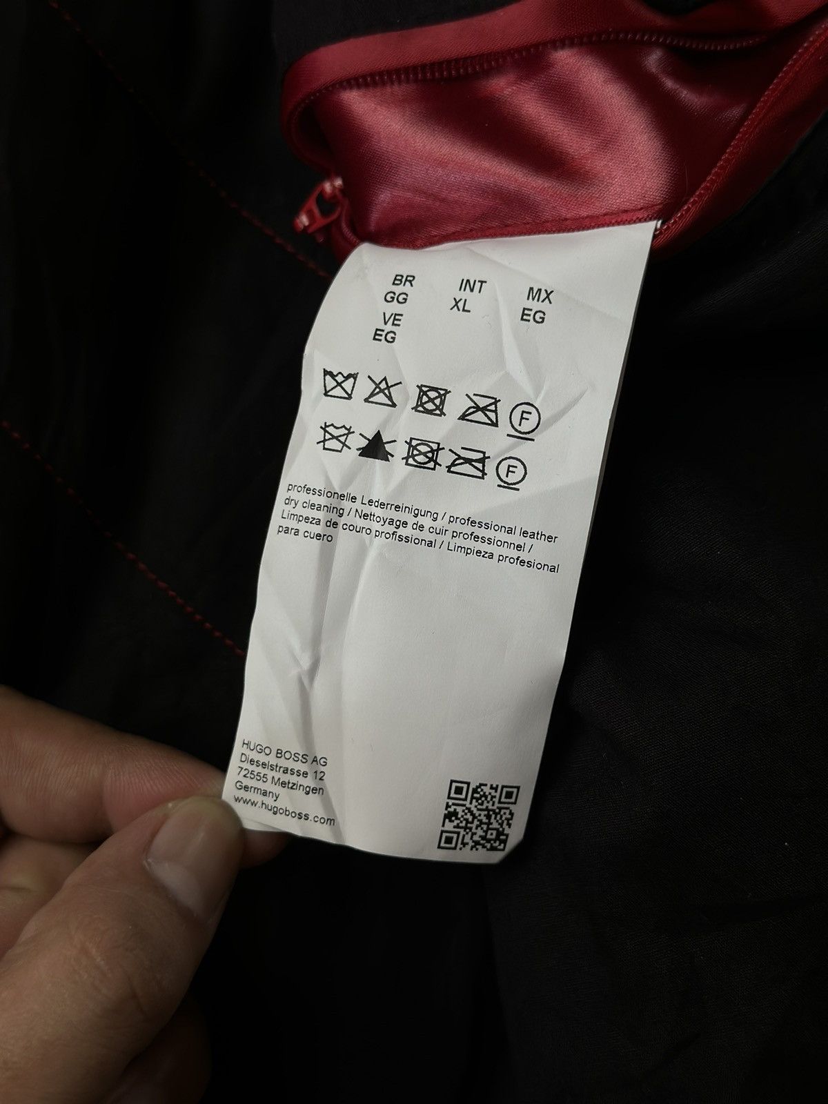 Hugo Boss Hugo Boss Red Tag Aviator Leather Jacket Size US XL / EU 56 / 4 - 12 Thumbnail