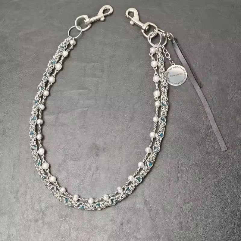 Jewelry 2 Layer Natural Echo Pearled Wallet Chain Size ONE SIZE - 3 Thumbnail