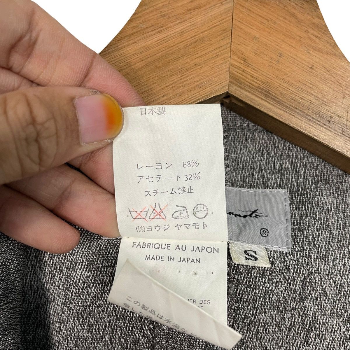 Yohji Yamamoto Yohji Yamamoto Double Breasted Rayon Jacket Size S / US 4 / IT 40 - 15 Thumbnail