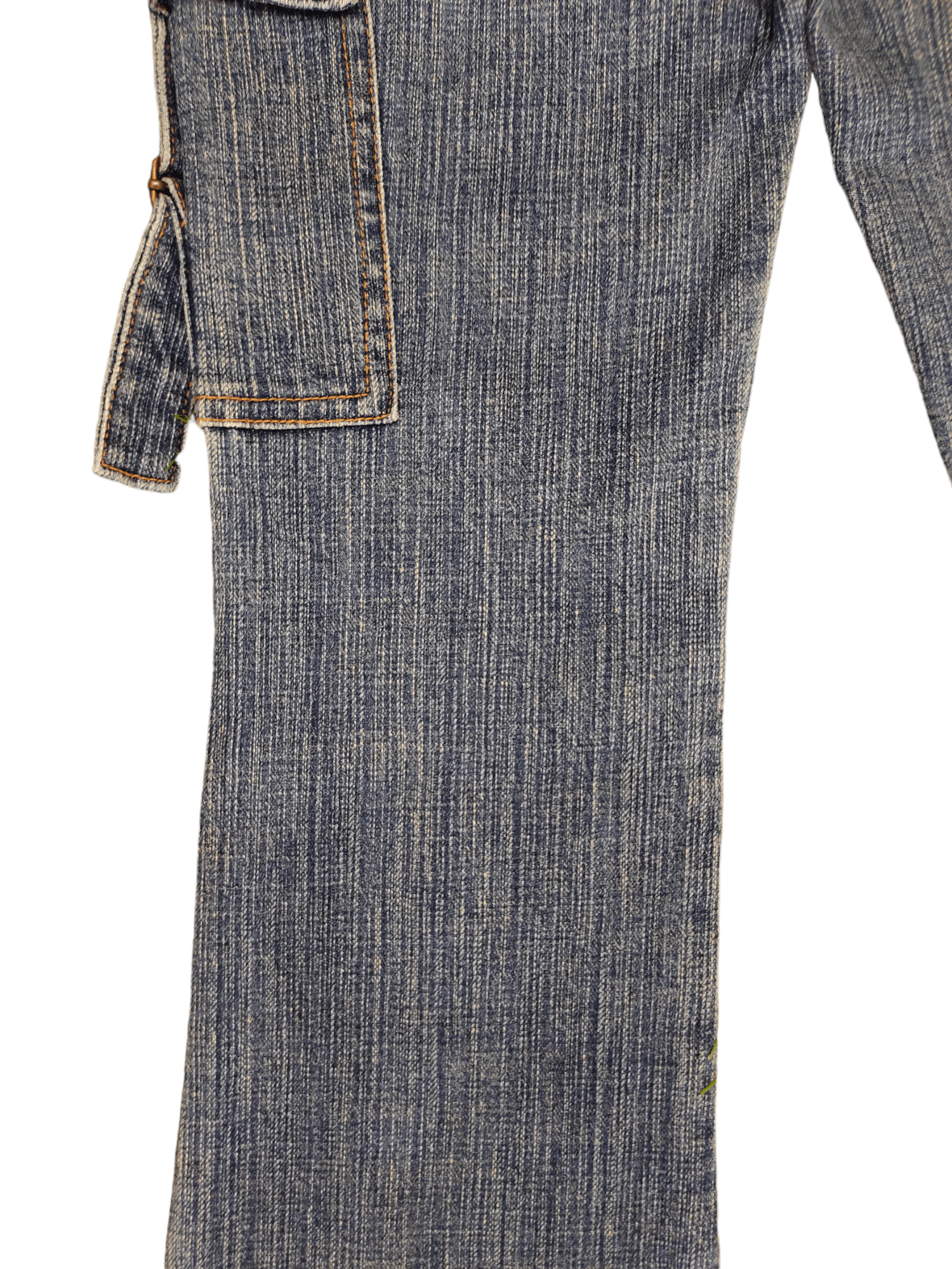 GOSTAR DE FUGA Flare Jeans Japan Cargo Faded Low Rise Boot Cut Y2k Goa Size US 27 - 17 Thumbnail