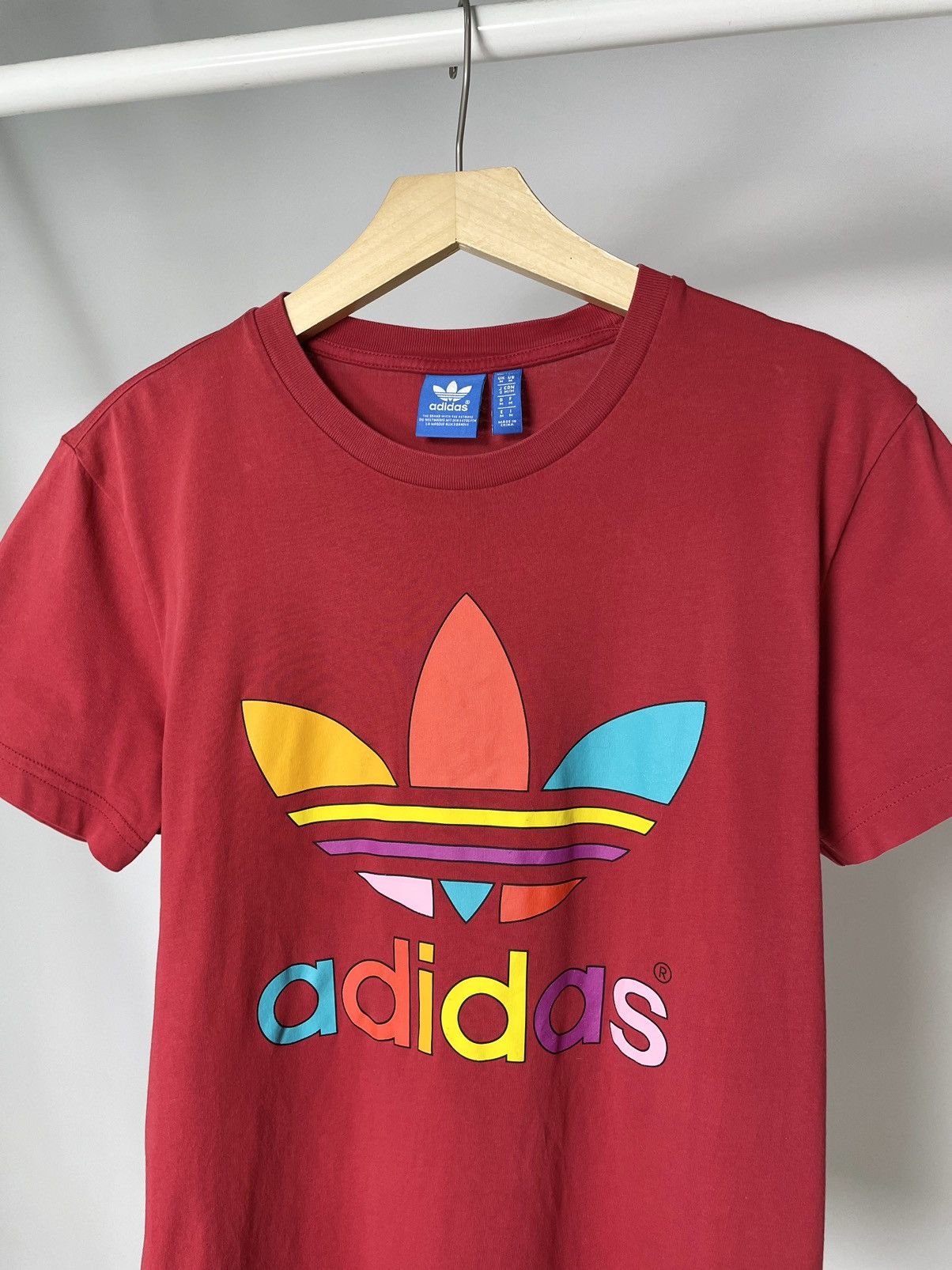 Adidas × Pharrell Adidas x Pharell Williams ♻️ Adicolor Red Tee T shirt Size US M / EU 48-50 / 2 - 3 Thumbnail