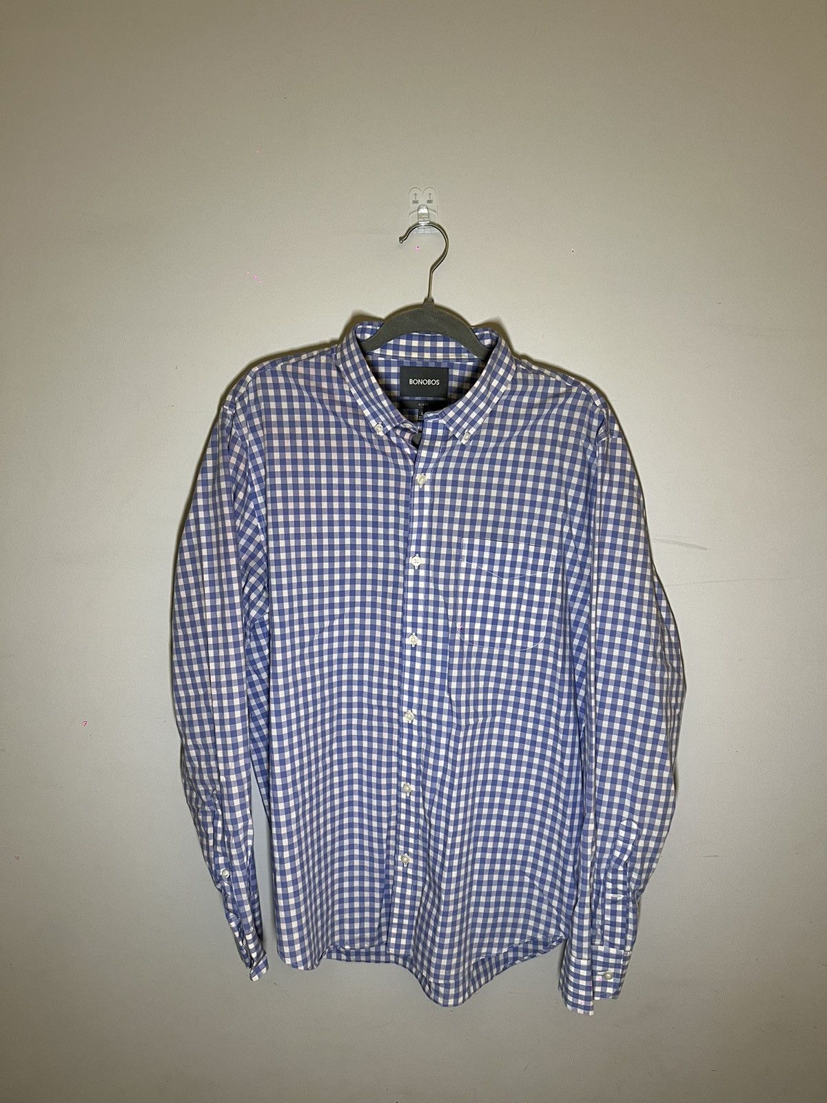 Bonobos Plaid Slim Fit Button Up Size US L / EU 52-54 / 3 - 1 Thumbnail