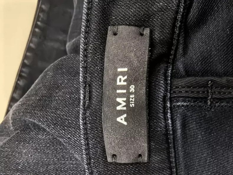Amiri Amiri Major Destruction Black Denim Pants Size US 30 / EU 46 - 3 Thumbnail