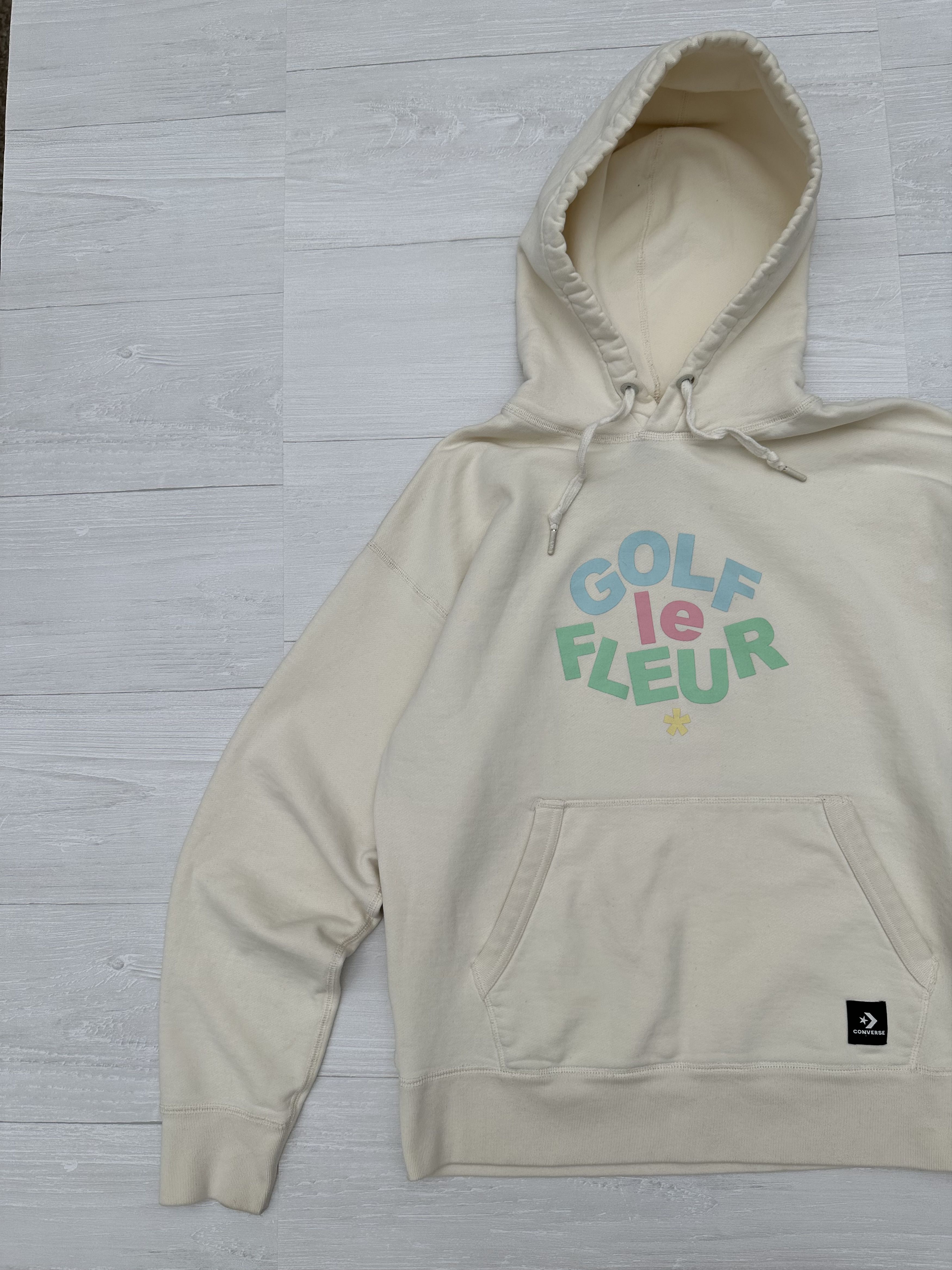 Converse Golf Wang Le Fleur Converse Logo Hoodie Sz. Small Tyler Size US S / EU 44-46 / 1 - 3 Thumbnail