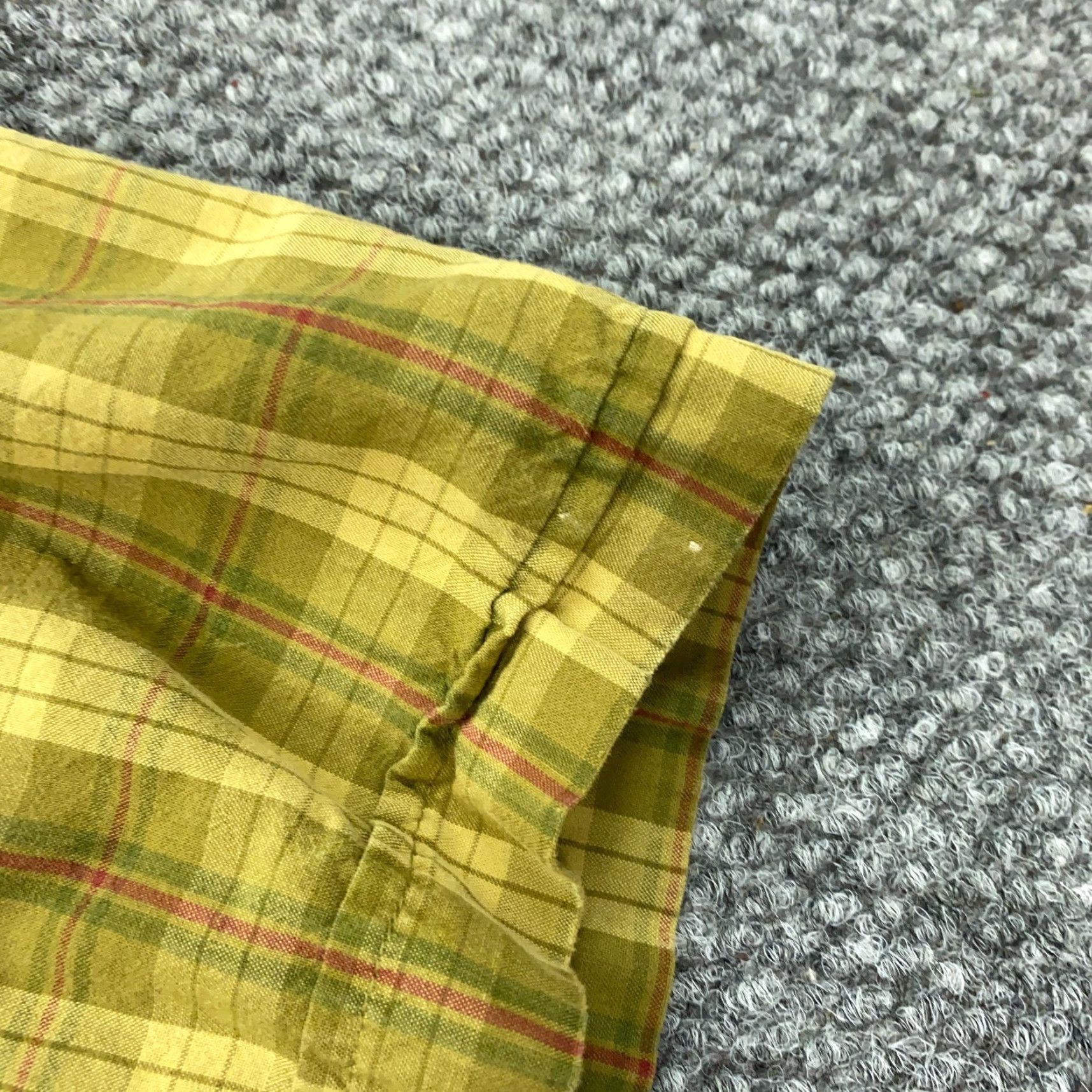 Gap VINTAGE Gap Men’s Short Sleeve Shirt Large Yellow Plaid Western Cowboy Cotton 90s Size US L / EU 52-54 / 3 - 5 Thumbnail