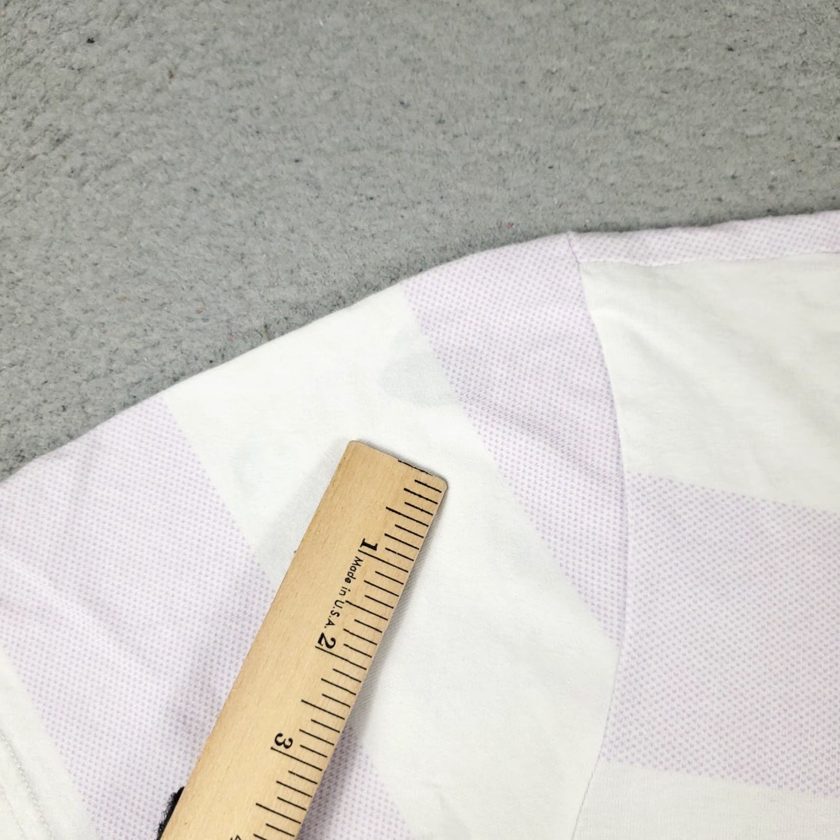 Original Penguin Original Penguin T-Shirt Mens XL Purple White Striped Casual Short Sleeve Size US XL / EU 56 / 4 - 5 Thumbnail