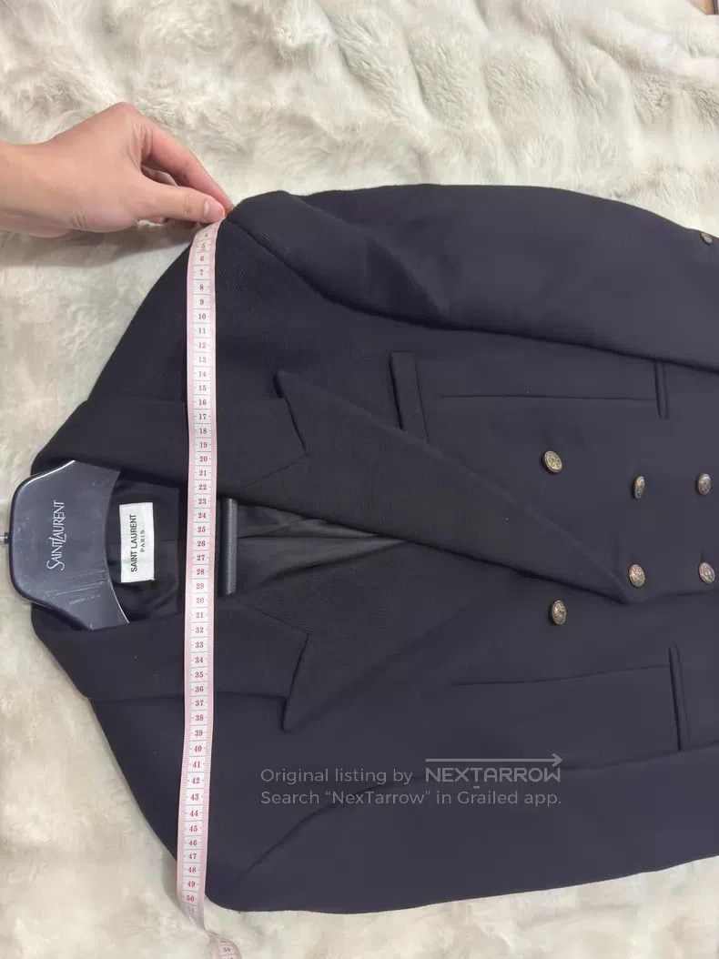 Saint Laurent Paris Saint Laurent Paris Black and Gold Cashmere Wool Blend Men Size US L / EU 52-54 / 3 - 6 Thumbnail