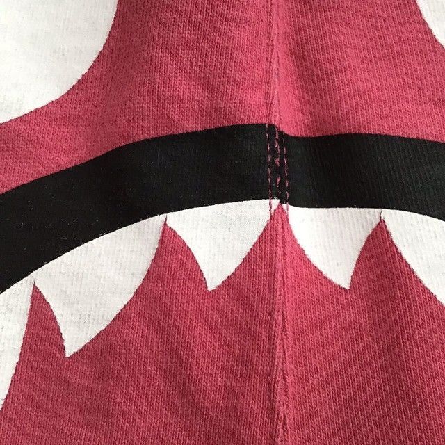 Bape BAPE Pink Shark sweat shorts a bathing ape ★size L Size US 34 / EU 50 - 3 Thumbnail