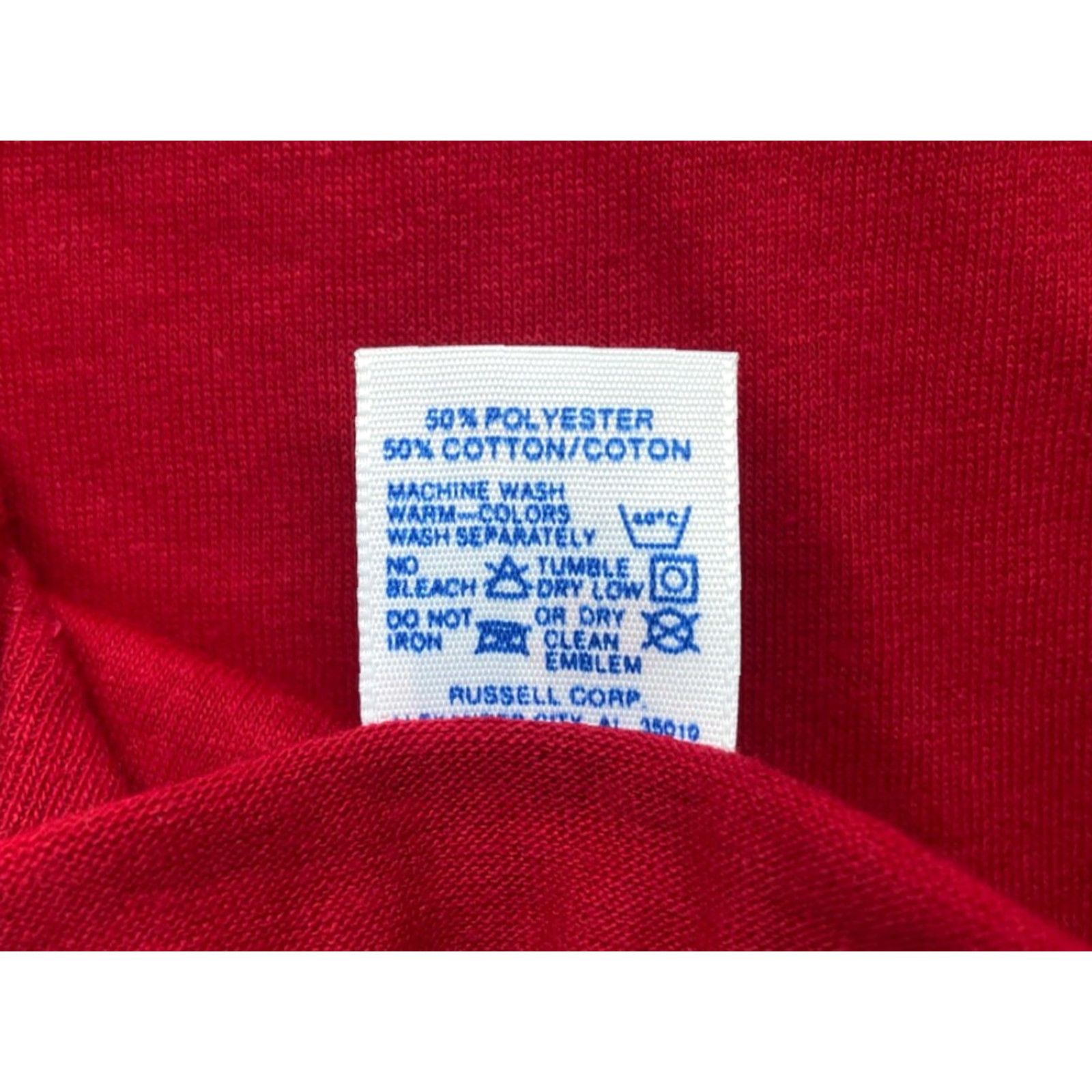 Russell Athletic VINTAGE Russell Athletic Crewneck T-Shirt Mens M Red 90s NOS Deadstock NWT - 1990s Sport Athletic Shirt Size US M / EU 48-50 / 2 - 3 Thumbnail