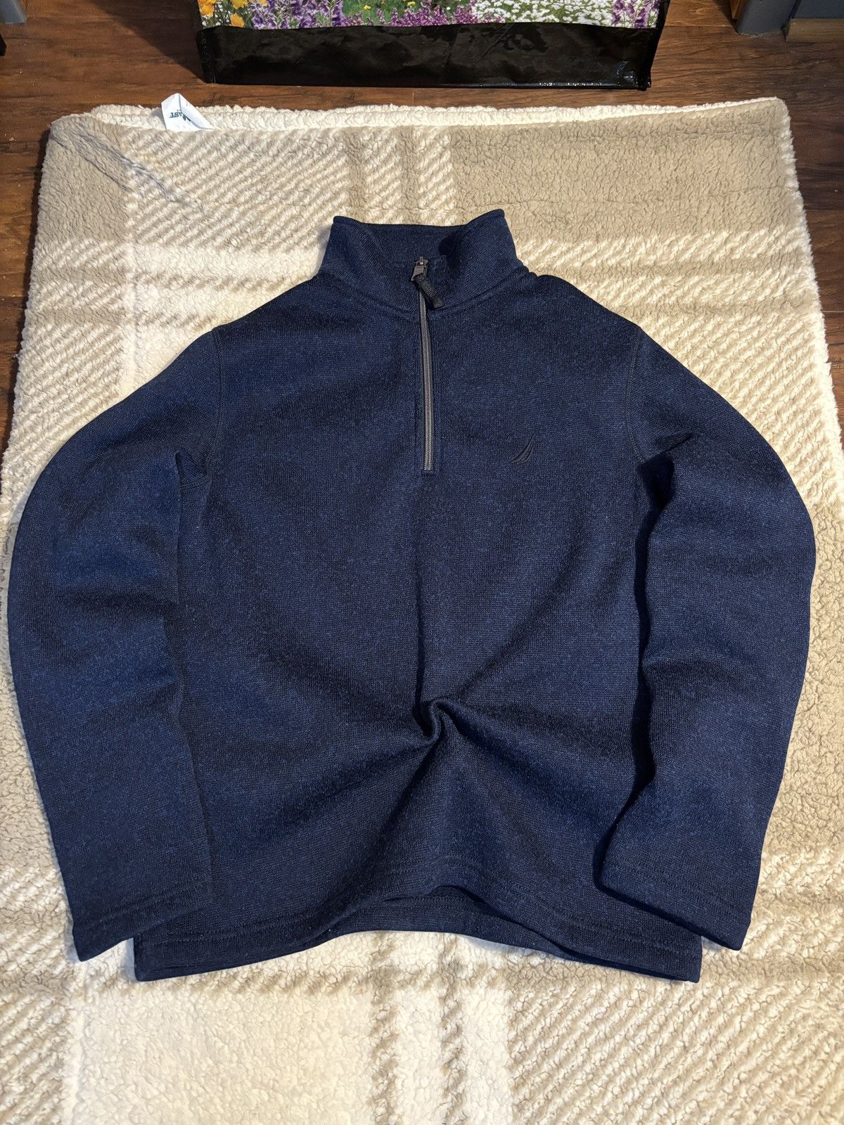 Nautica Navy Blue Nautica quarter zip knit Size US S / EU 44-46 / 1 - 1 Thumbnail