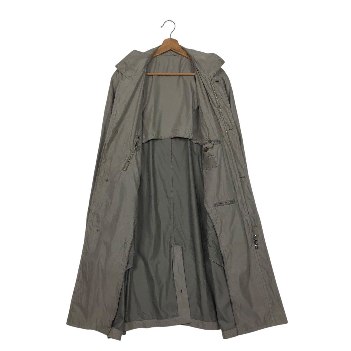 📌Vintage Long Jacket Genuine Pelle Leather Ermenegildo Zegna