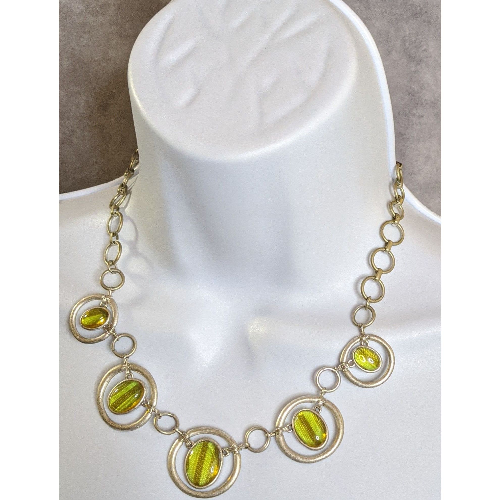 Liz Claiborne Vintage Liz Claiborne Whimsical Silver Tone Necklace With Li Size ONE SIZE - 4 Thumbnail