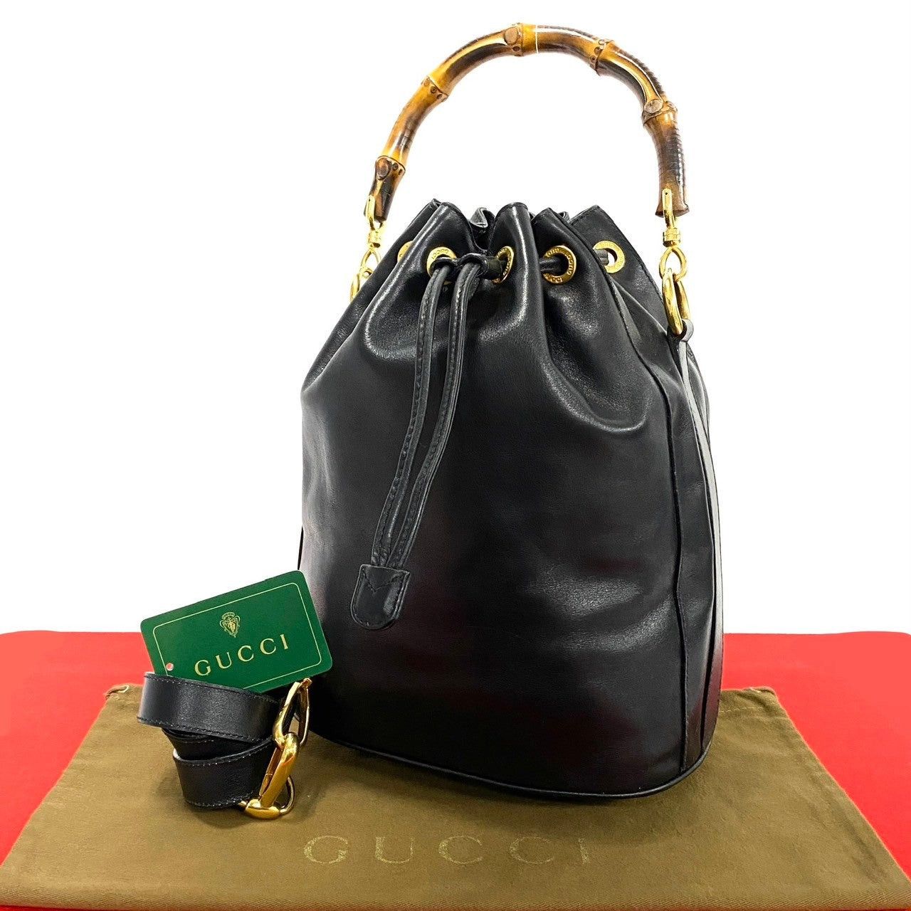 Gucci Gucci Shoulder Bag Black Leather Size ONE SIZE - 1 Thumbnail