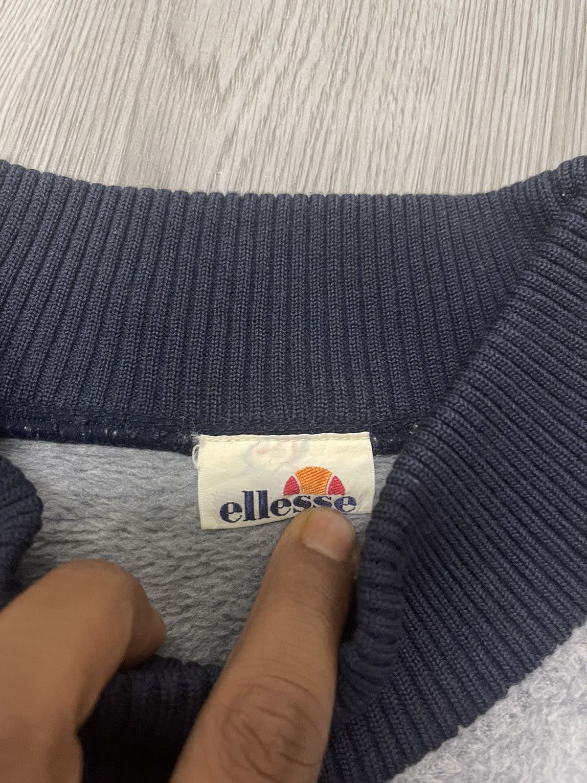 Vintage Vintage Ellese tricolour fleece pullover Size US M / EU 48-50 / 2 - 6 Thumbnail
