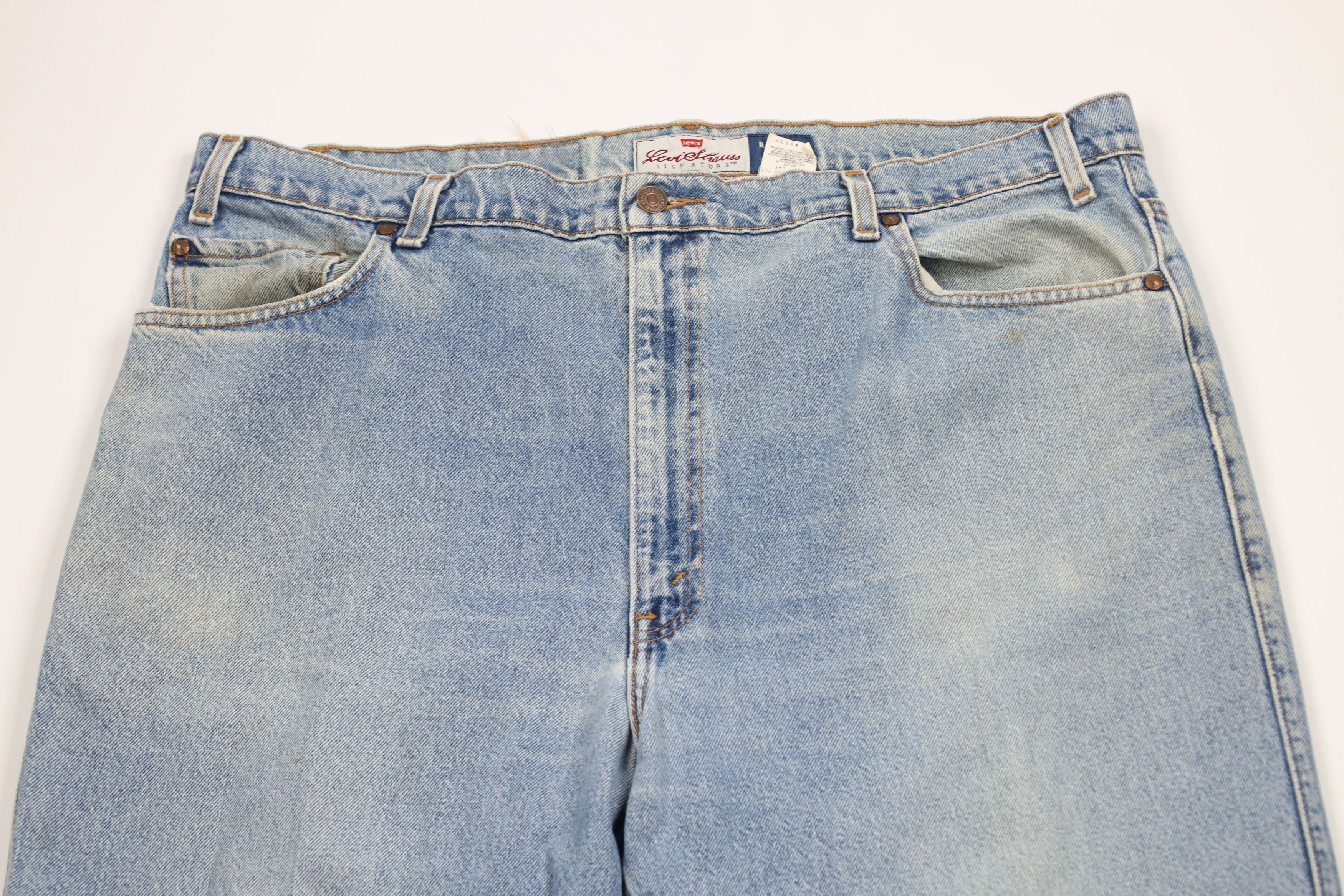 Levi's × Vintage Vintage 90s Levis 540 Relaxed Fit Denim Jeans Blue Cotton Size US 42 / EU 58 - 2 Thumbnail