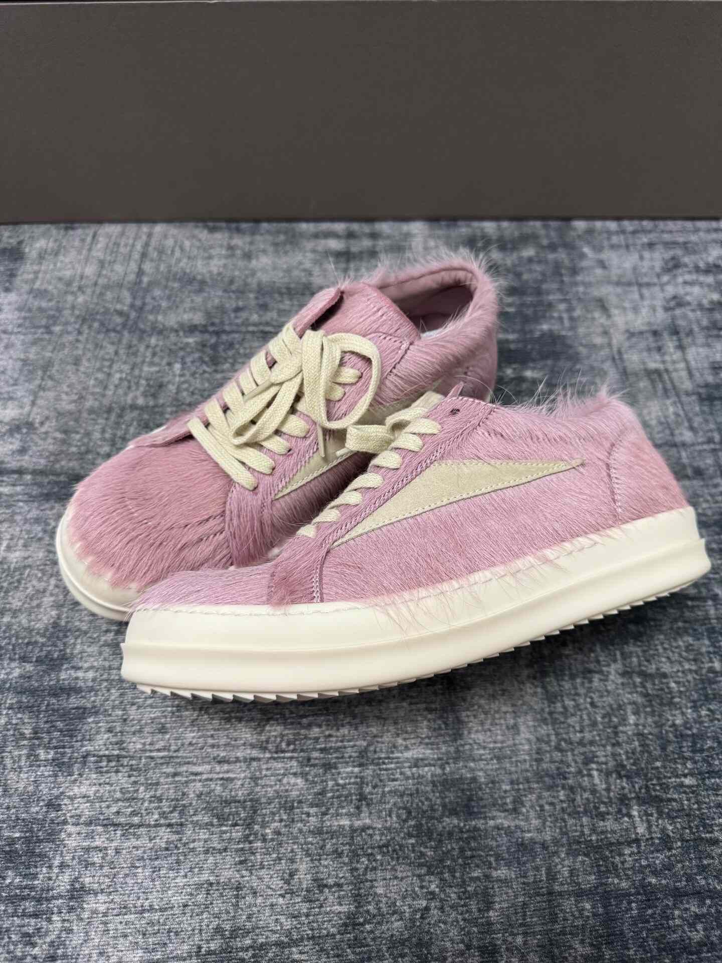 Rick Owens Rick Owens Pink Lowtop Sneakers 38 Women Size US 7.5 / IT 37.5 - 1 Thumbnail