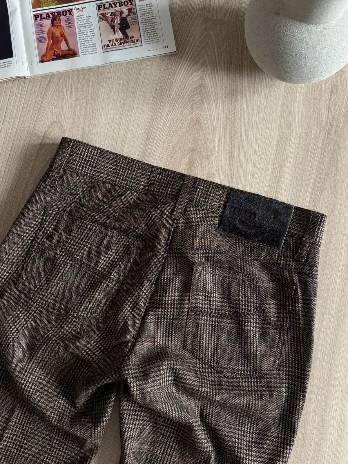 Jacob Cohen Vintage RARE Jacob Cohen Wool Pants 90s Size 27" / US 4 / IT 40 - 3 Thumbnail