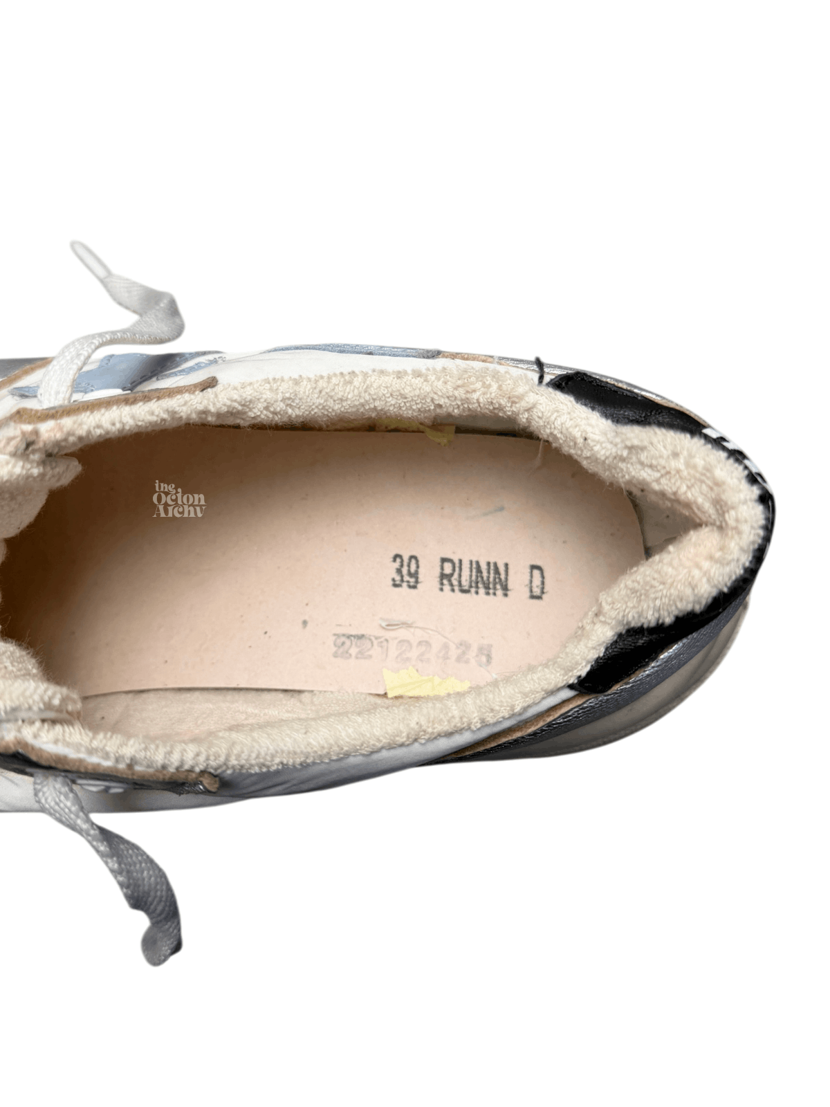 Golden Goose Golden Goose Wmns Running Sole Sneaker Silver/White/Blue Size US 9 / IT 39 - 8 Thumbnail