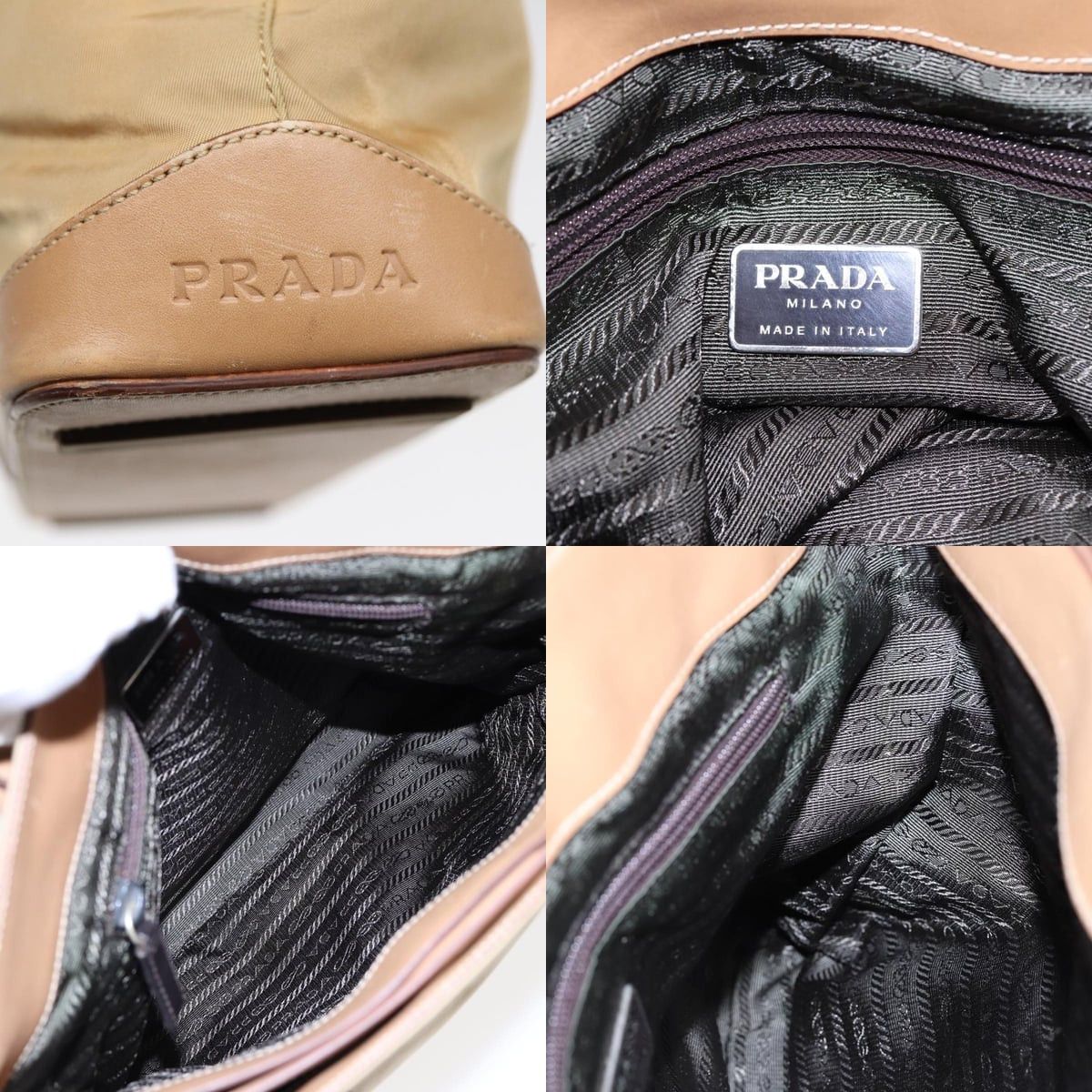 Prada PRADA Tote Bag Nylon Beige Size ONE SIZE - 11 Thumbnail