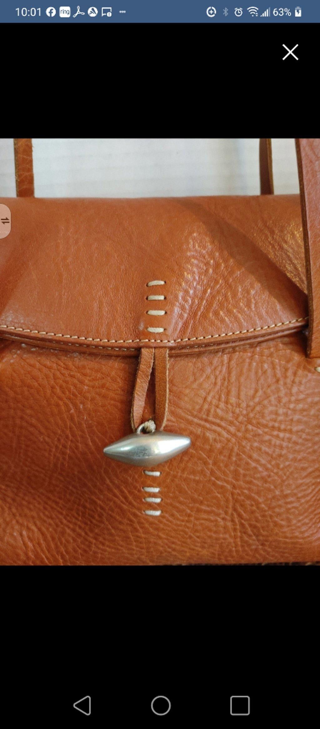 Covington Ellington Fold Over Leather Shoulder Bag Size ONE SIZE - 2 Thumbnail