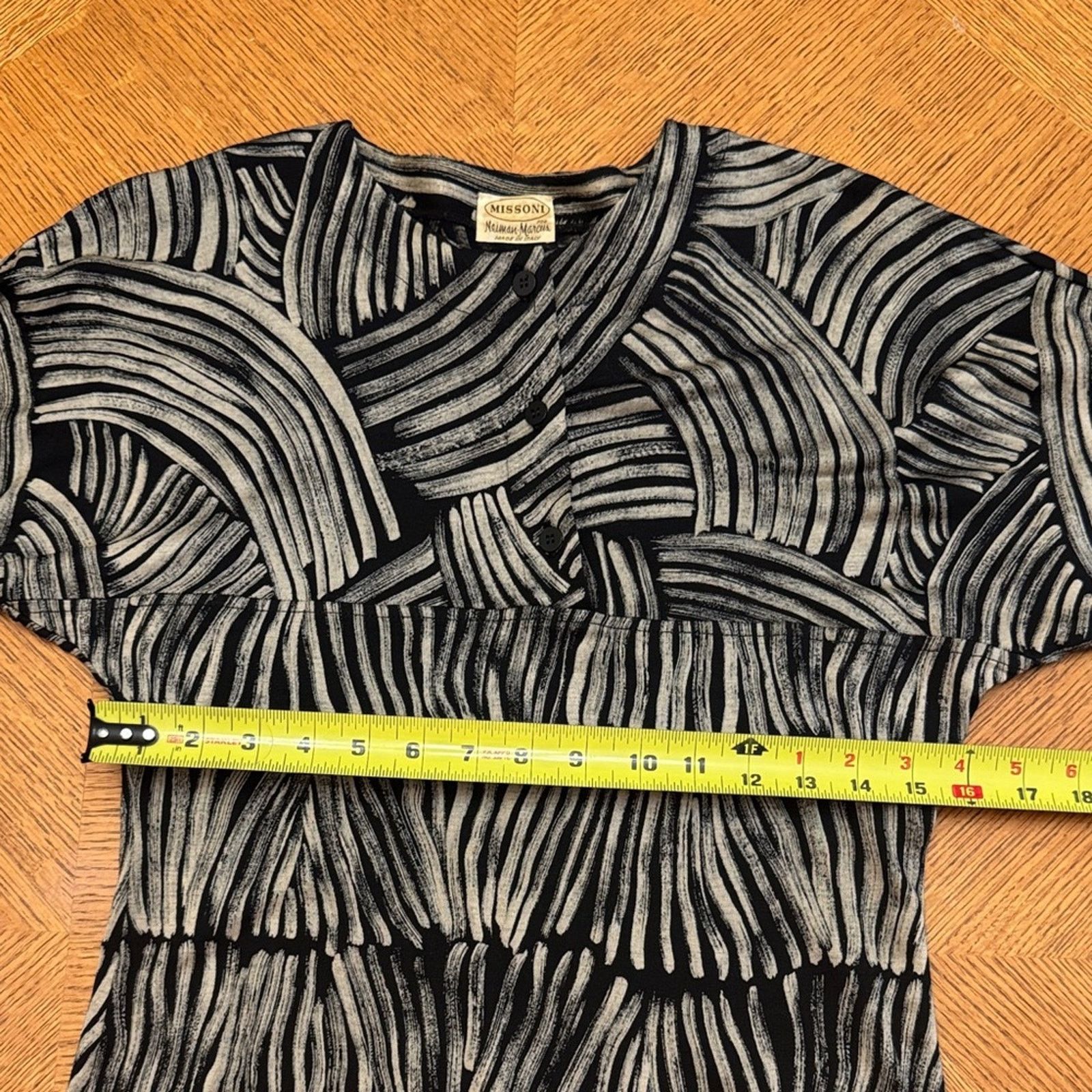 Missoni Vintage 80s Missoni for Neiman Marcus Wool Blouse Small Size S / US 4 / IT 40 - 7 Thumbnail